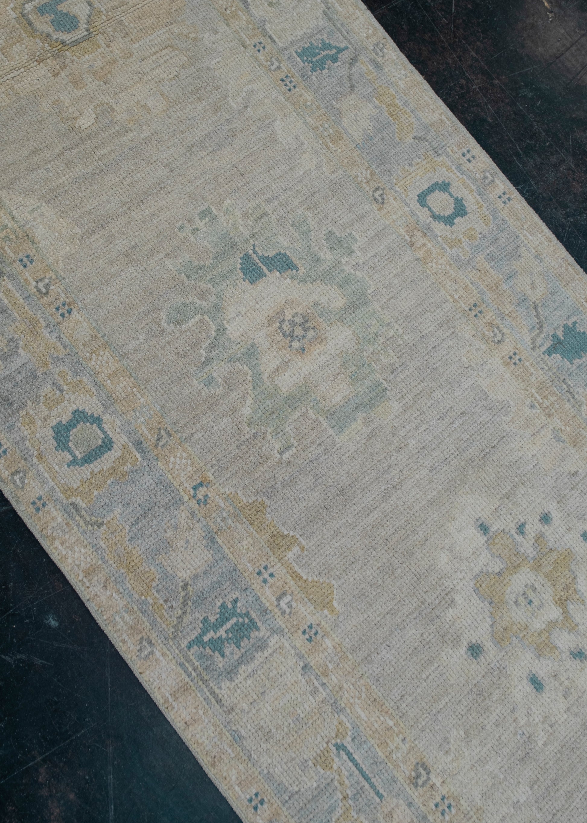 Turkish Oushak Rug Runner 3' x 28'2" #11750