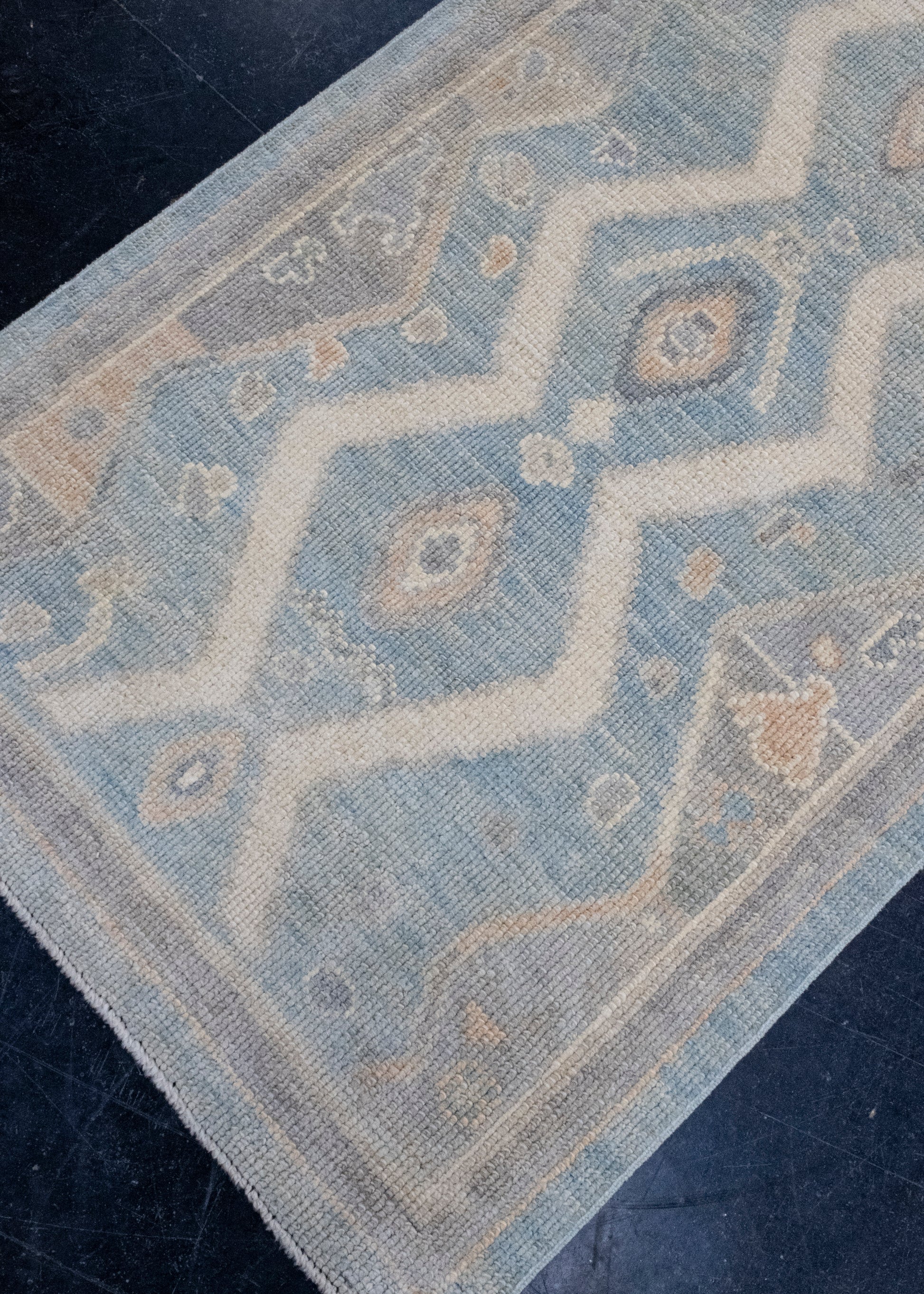 Turkish Oushak Runner Rug 2'9" x 9'7" #16685