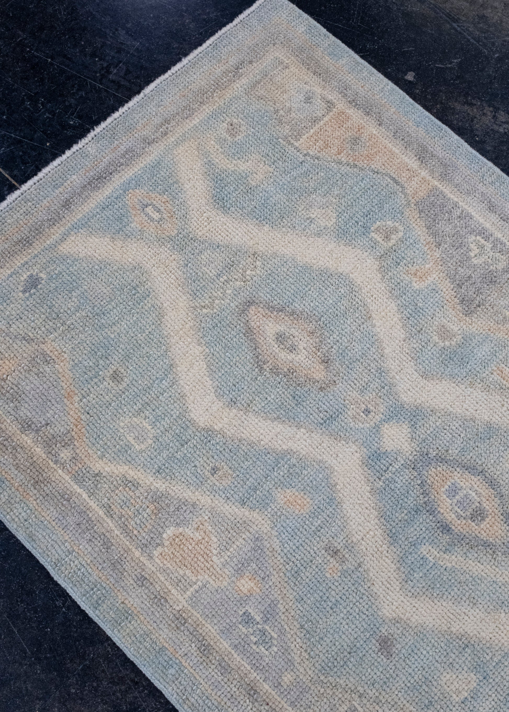 Turkish Oushak Runner Rug 2'9" x 9'7" #16685
