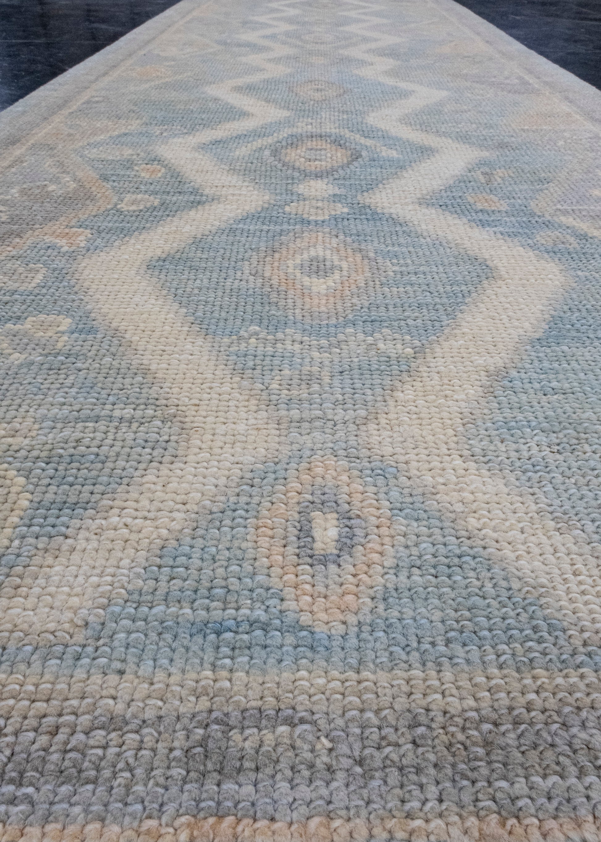 Turkish Oushak Runner Rug 2'9" x 9'7" #16685
