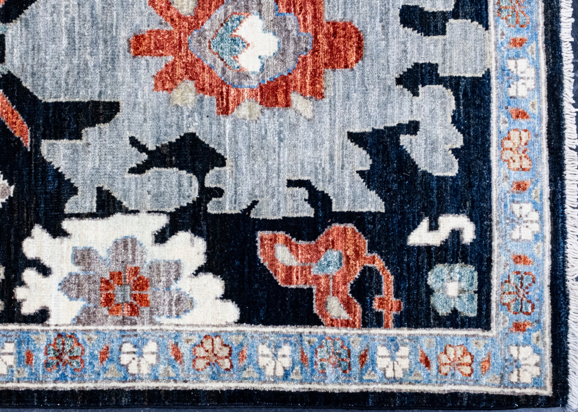 Oriental Hand Knotted Rug Runner 2'9" x 9'1" #AR-9001