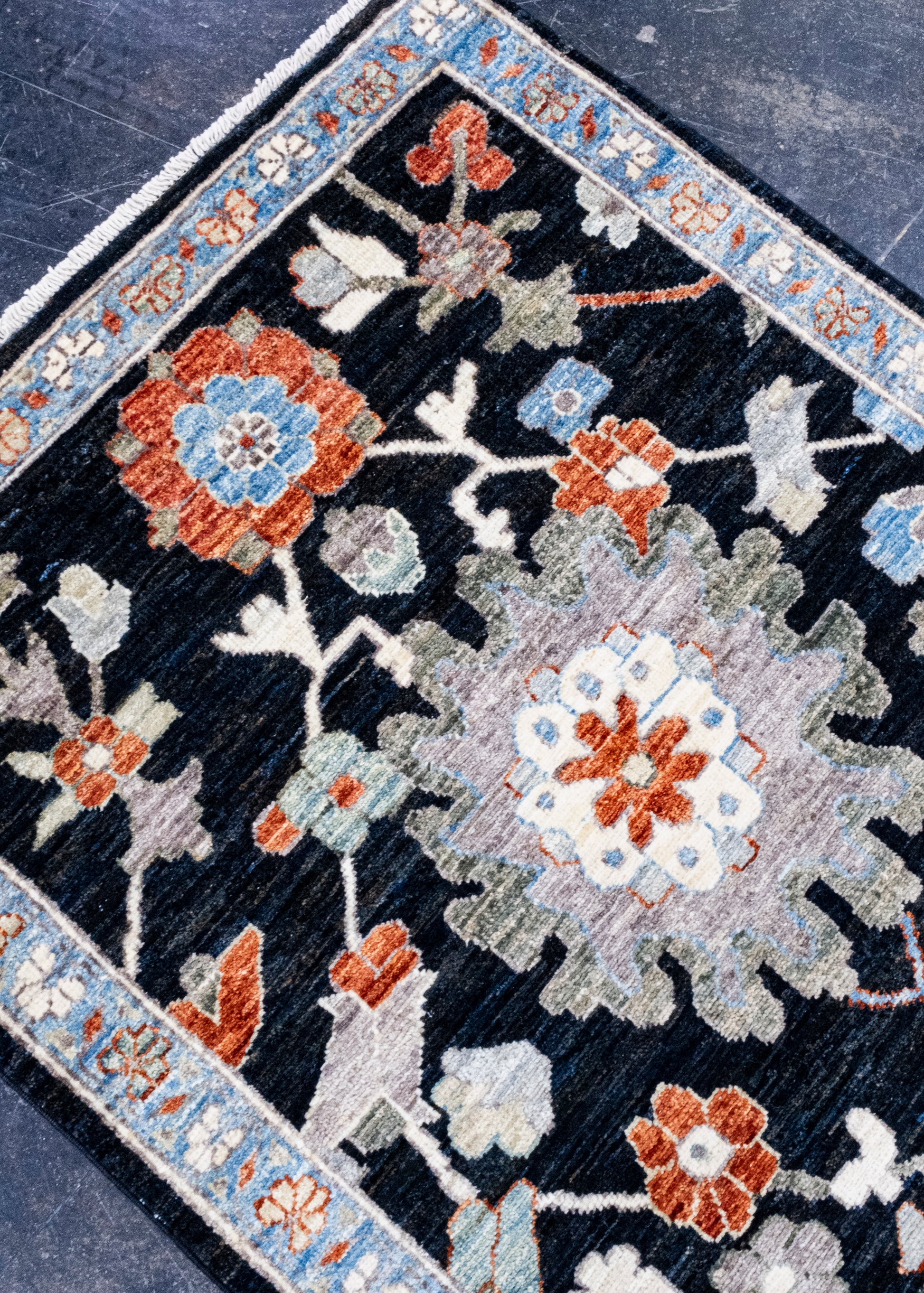 Oriental Hand Knotted Rug Runner 2'9" x 9'1" #AR-9001