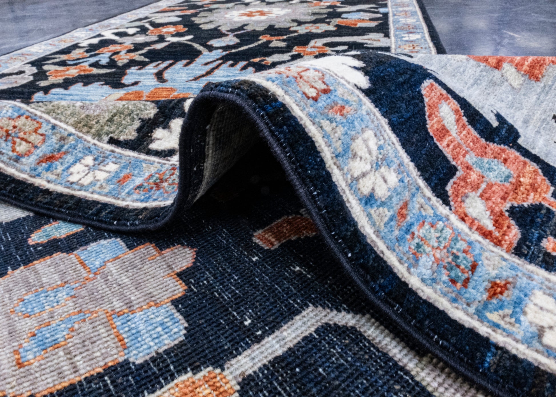 Oriental Hand Knotted Rug Runner 2'9" x 9'1" #AR-9001