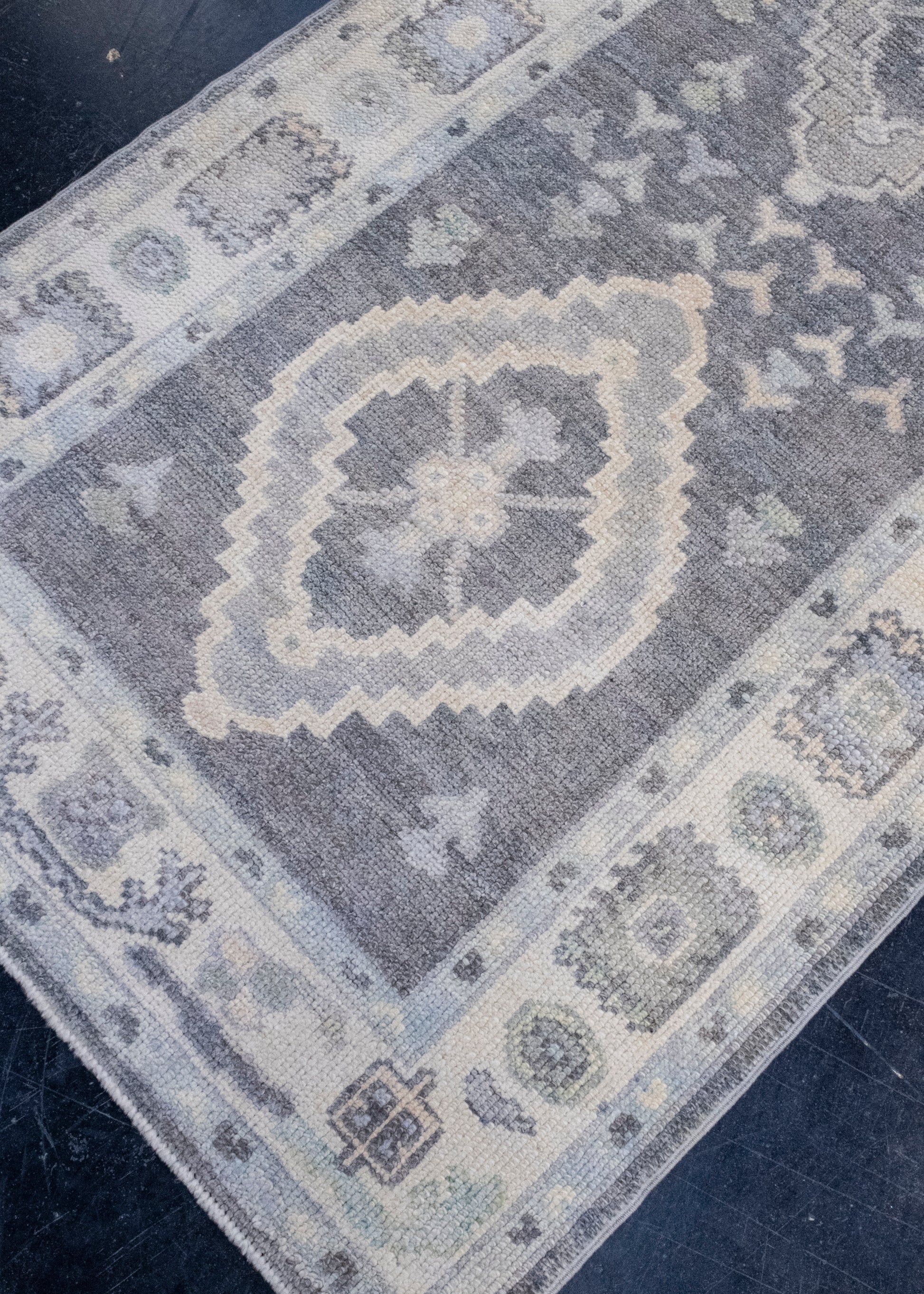 Turkish Oushak Runner Rug 3' x 8'3" #16583