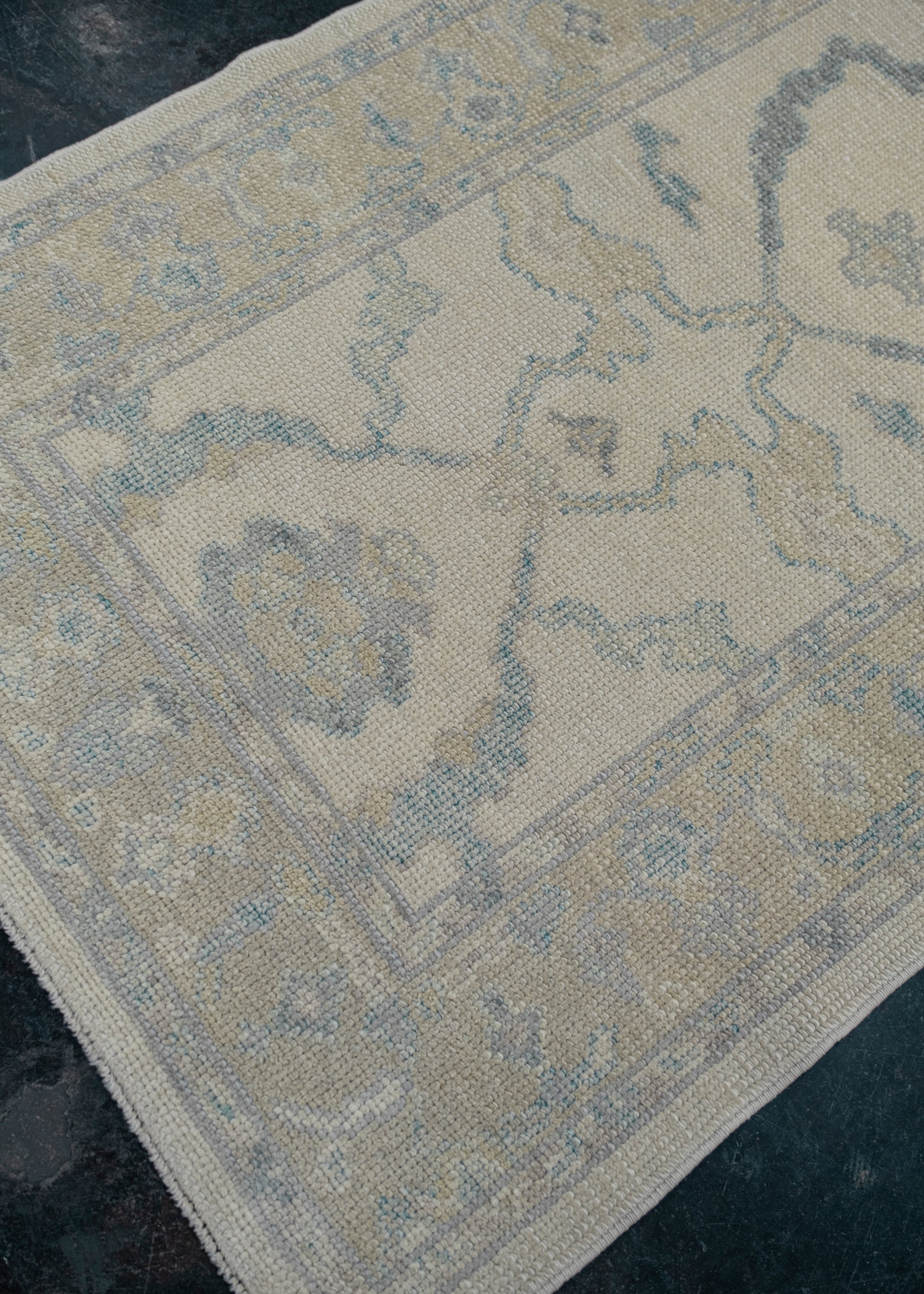 Turkish Oushak Rug Runner 3' x 19'10" #4760