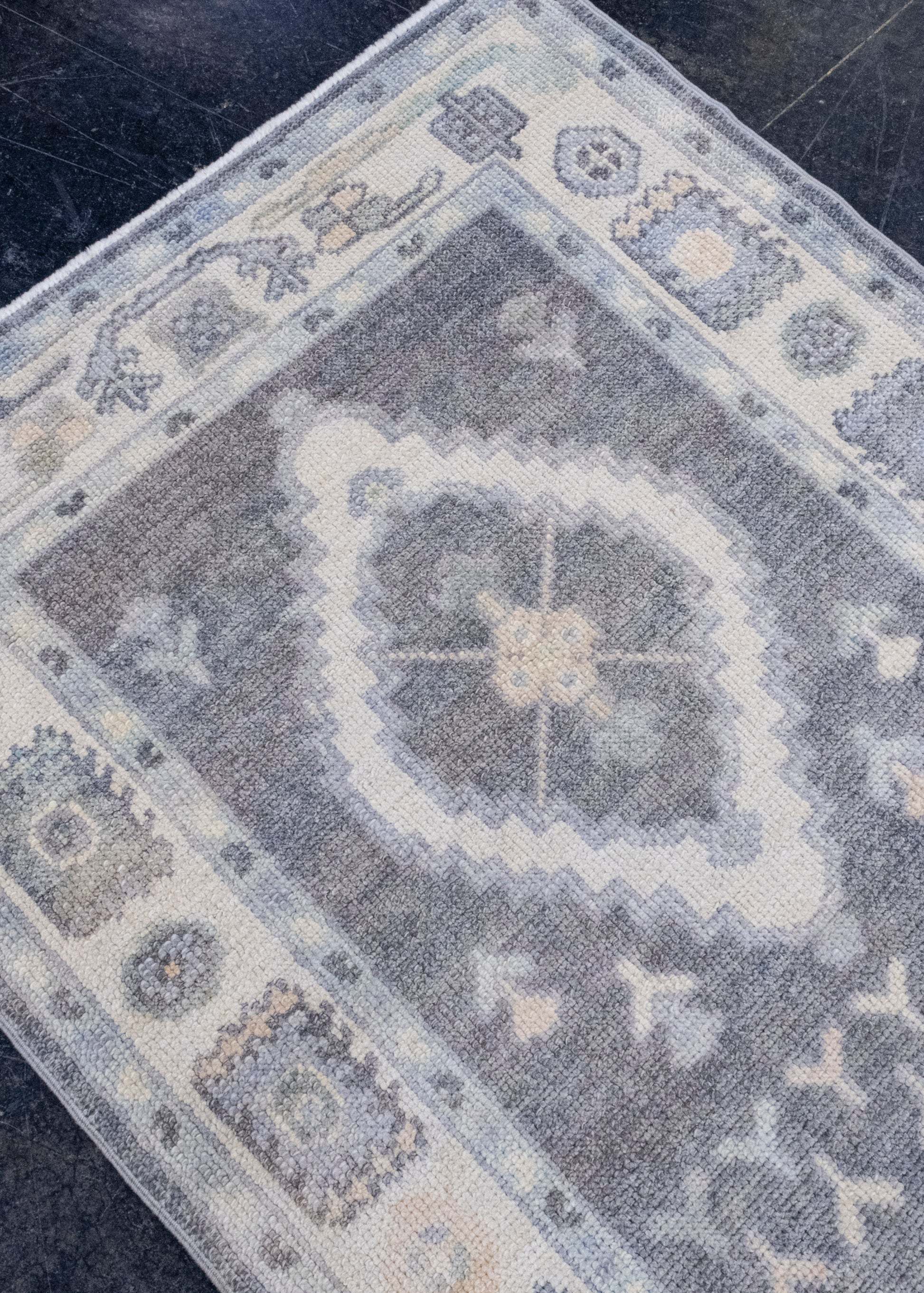 Turkish Oushak Runner Rug 3' x 8'3" #16583