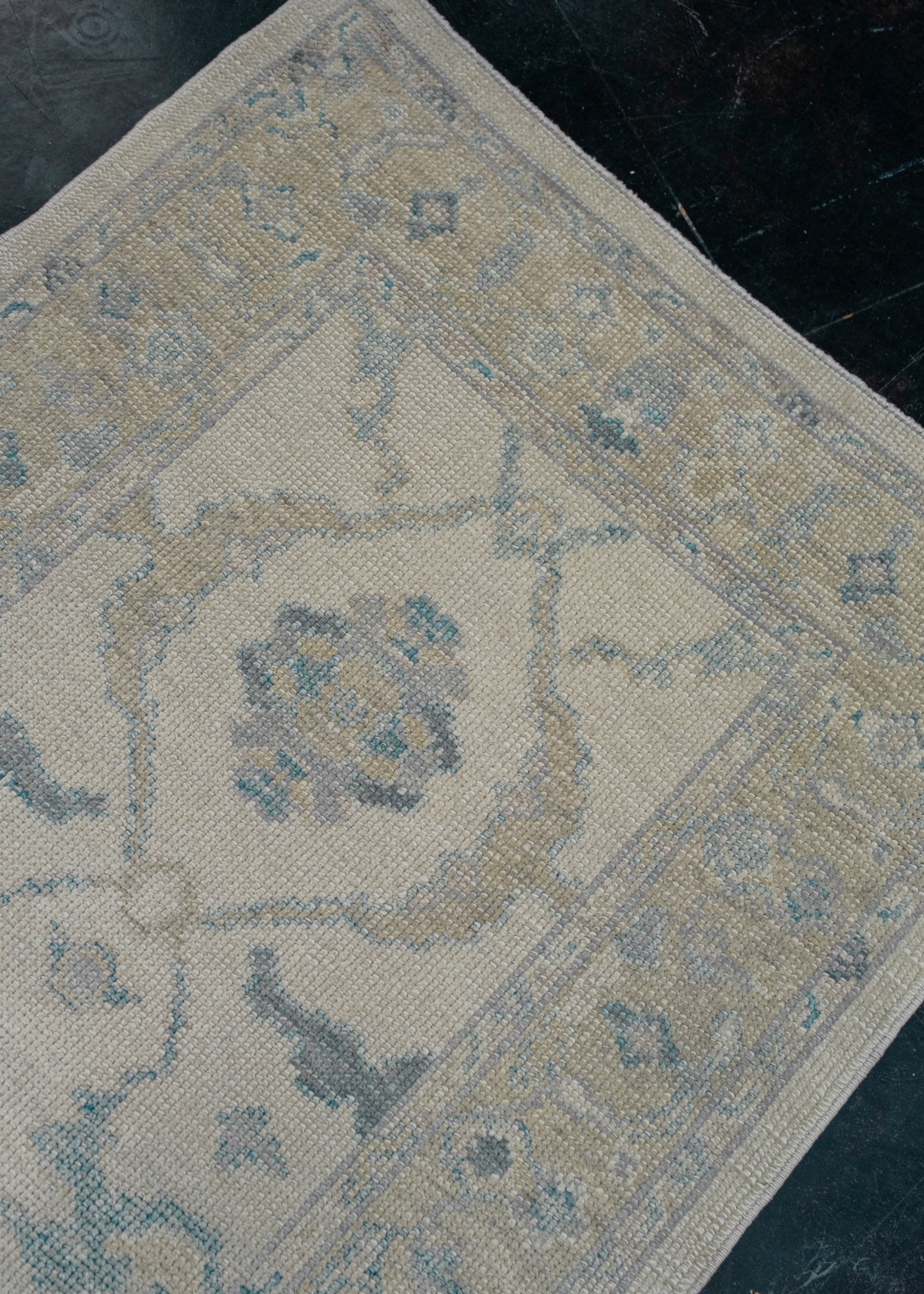 Turkish Oushak Rug Runner 3' x 19'10" #4760