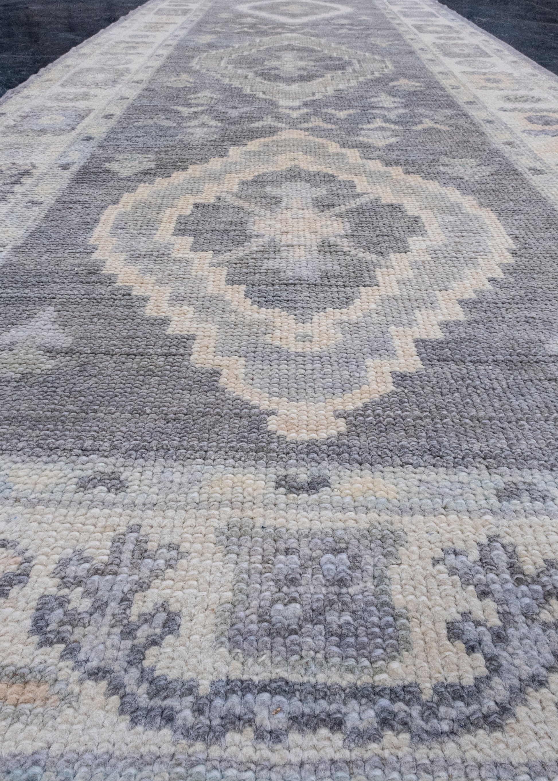 Turkish Oushak Runner Rug 3' x 8'3" #16583