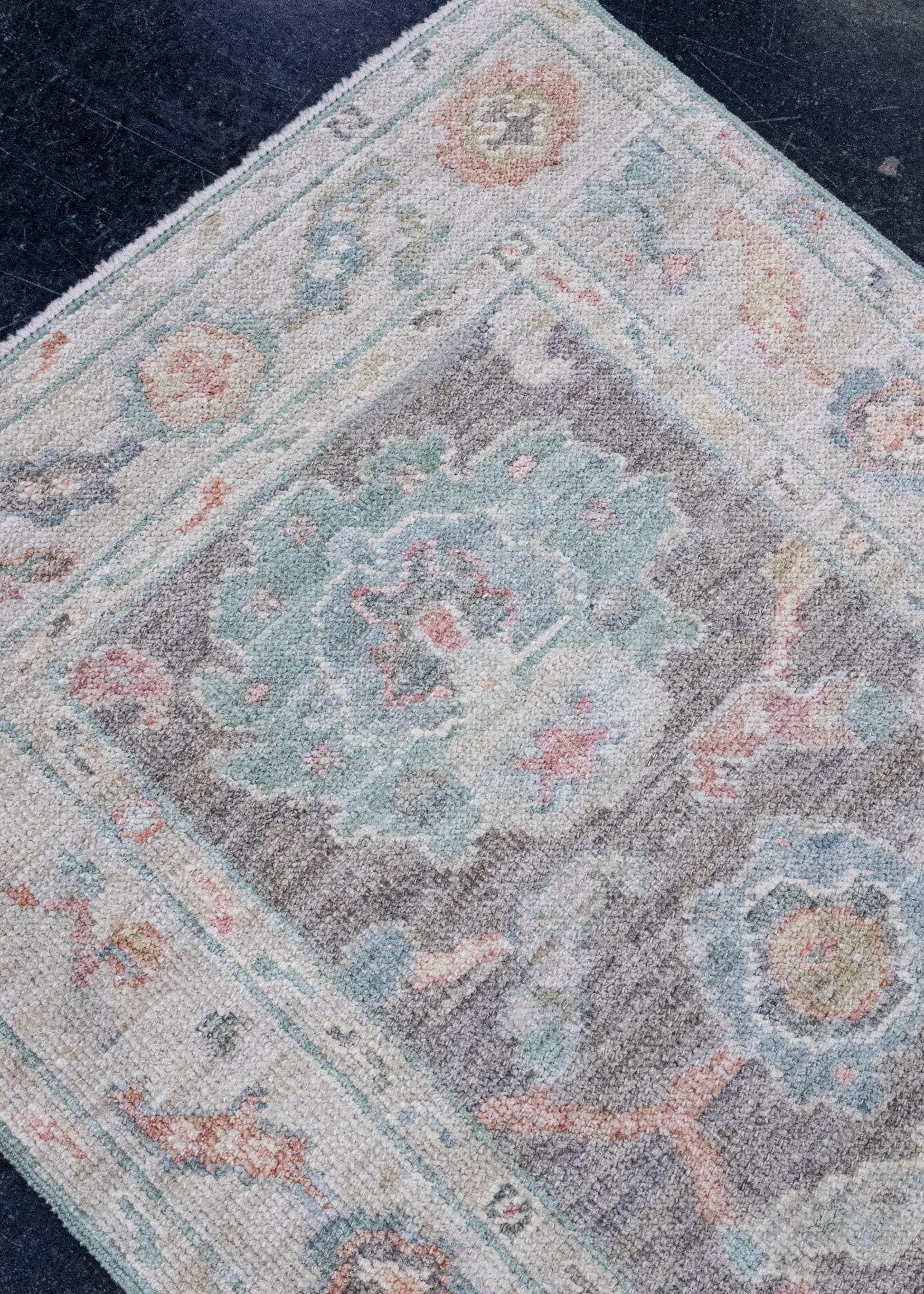 Turkish Oushak Runner Rug 2'8" x 10' #16251