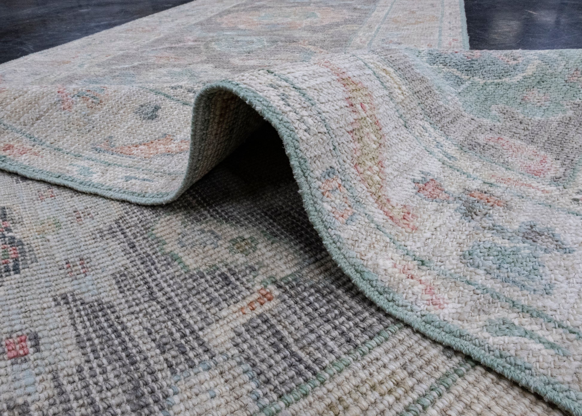 Turkish Oushak Runner Rug 2'8" x 10' #16251