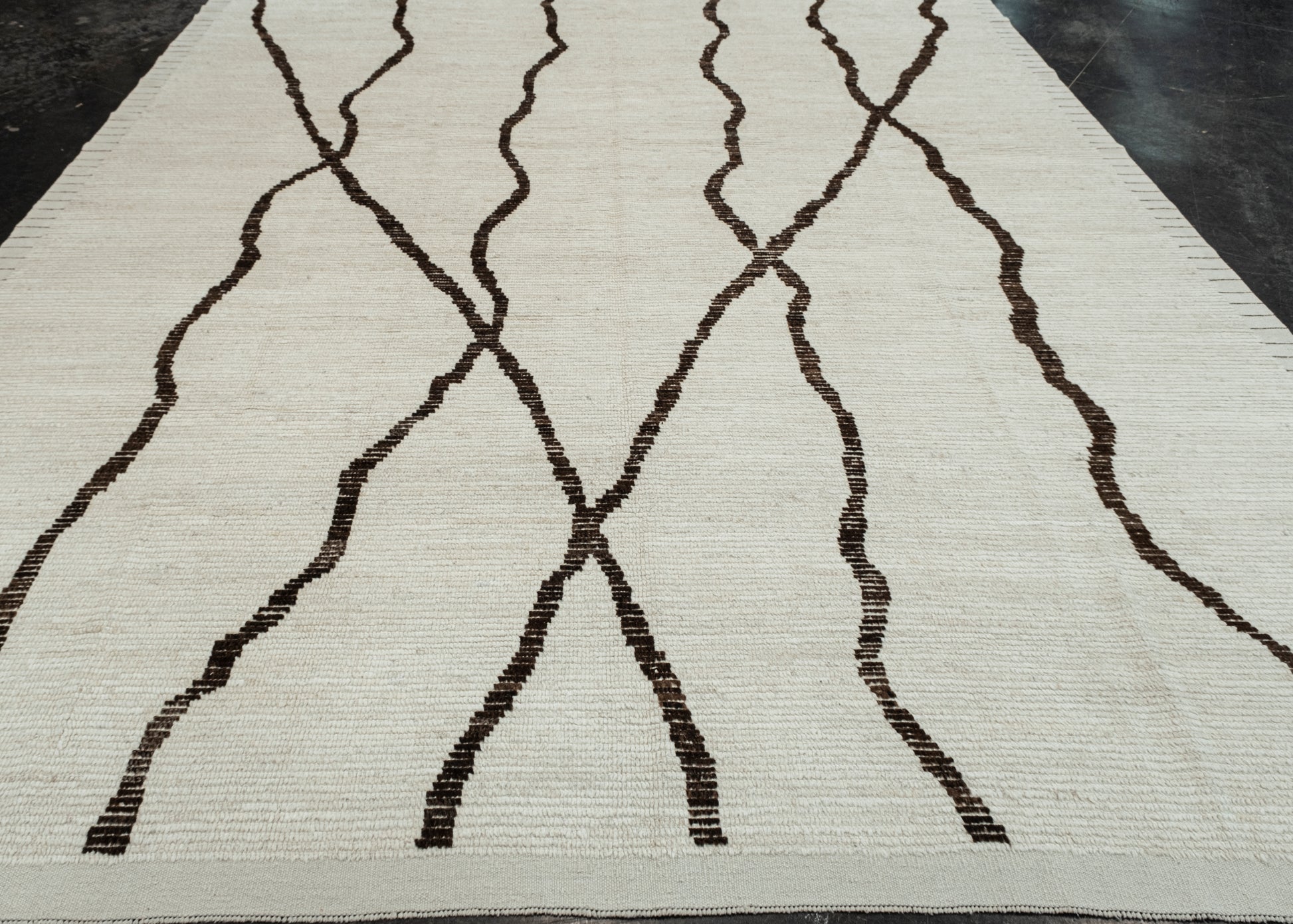 Turkish Tulu Rug Hand Knotted Rug 9'10" x 14' #6220