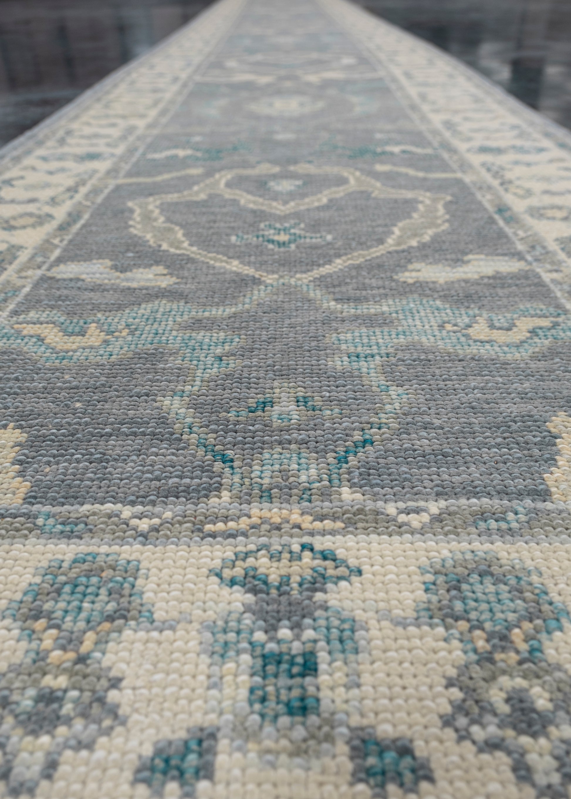 Turkish Oushak Rug Runner 2'9" x 28'7" #7282