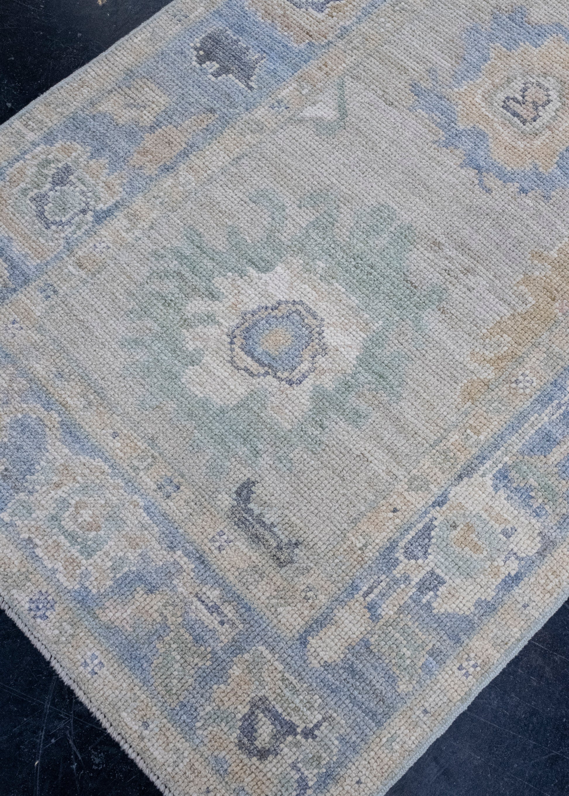 Turkish Oushak Runner Rug 2'10" x 8'3" #16221