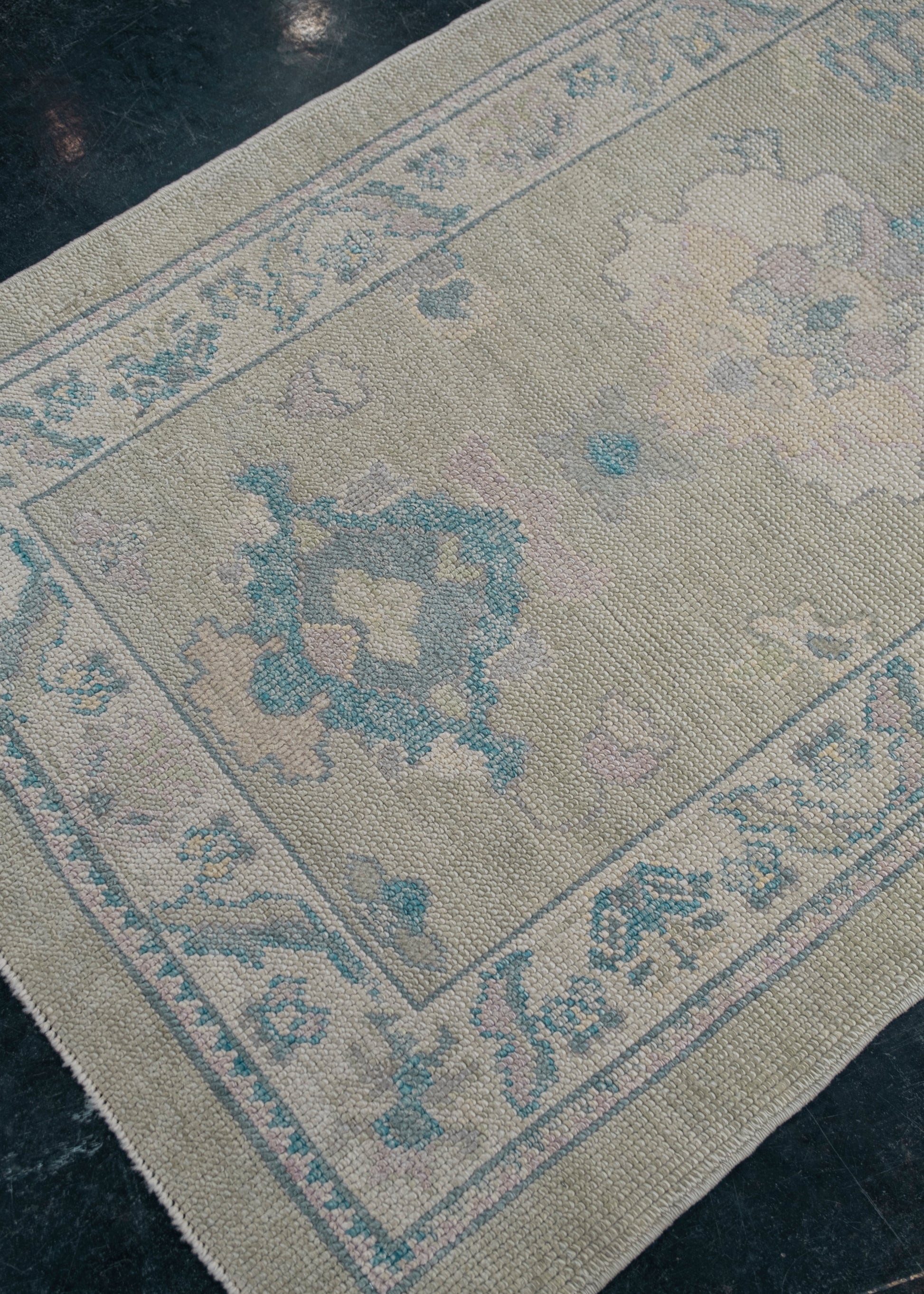 Turkish Oushak Rug Runner 2'10" x 26'3" #11432