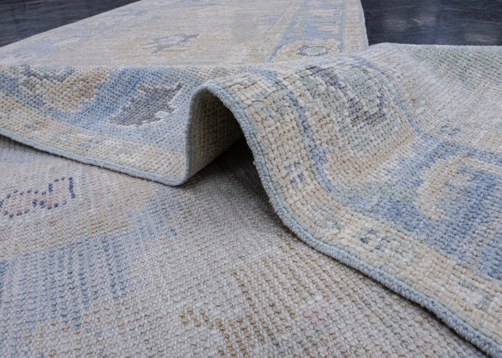 Turkish Oushak Runner Rug 2'10" x 8'3" #16221