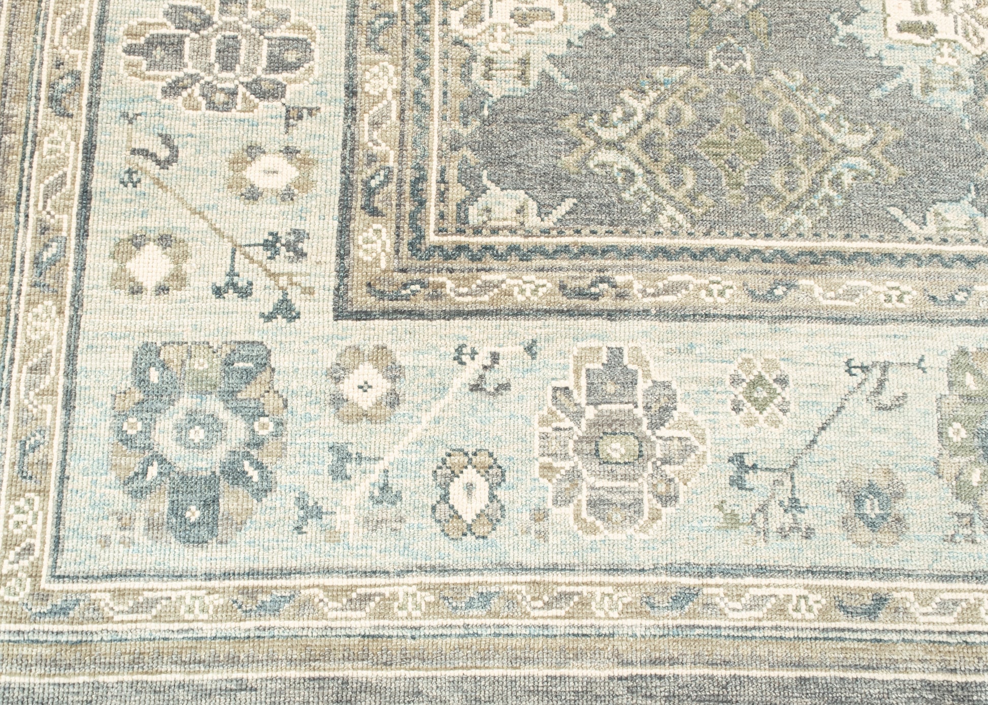 Turkish Oushak Rug 9'3" x 12'1" #12097