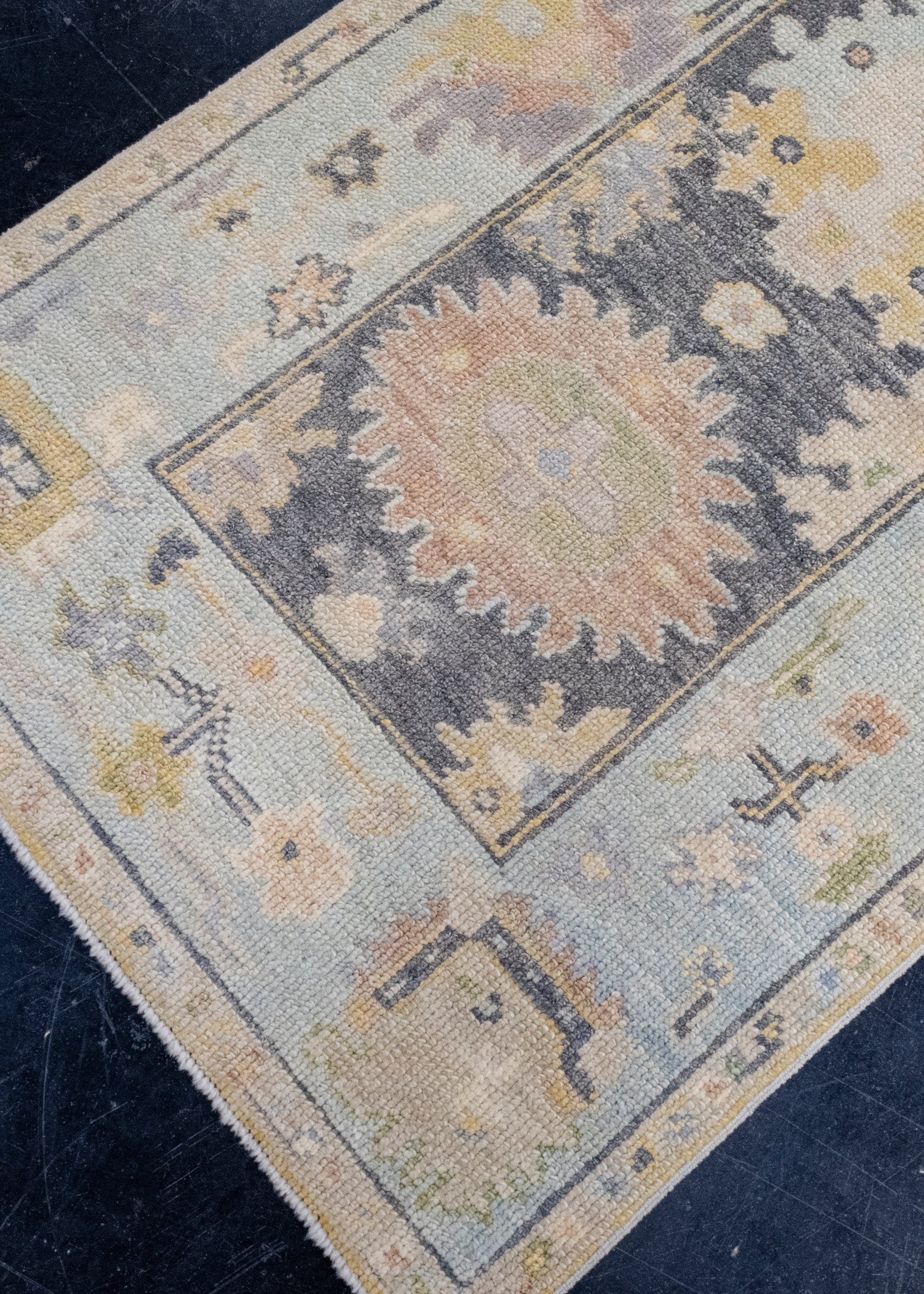 Turkish Oushak Runner Rug 2'9" x 8'7" #16640