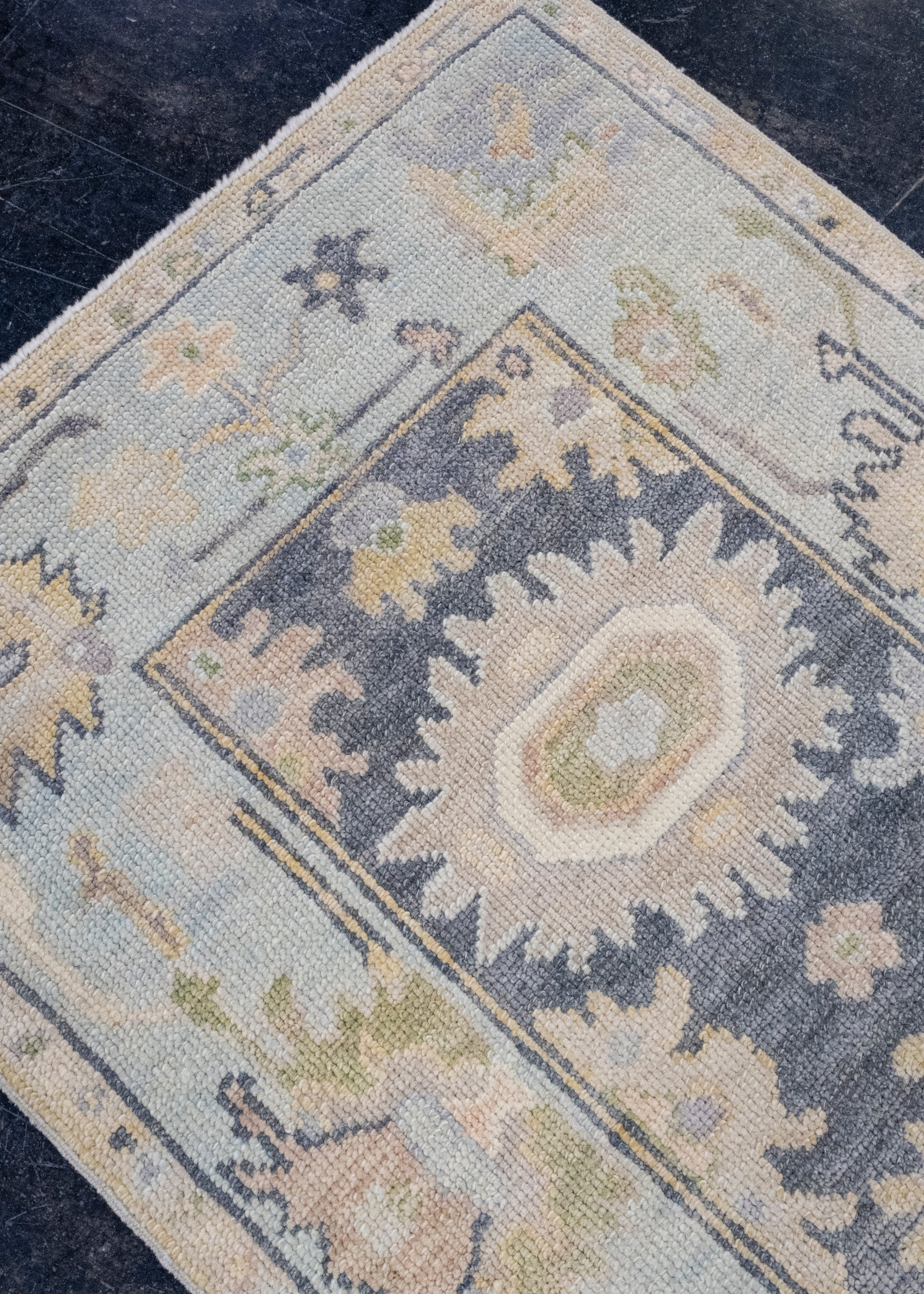 Turkish Oushak Runner Rug 2'9" x 8'7" #16640