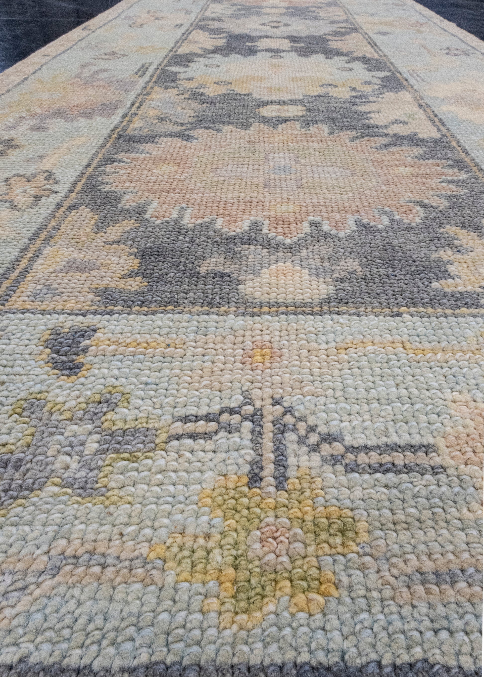 Turkish Oushak Runner Rug 2'9" x 8'7" #16640