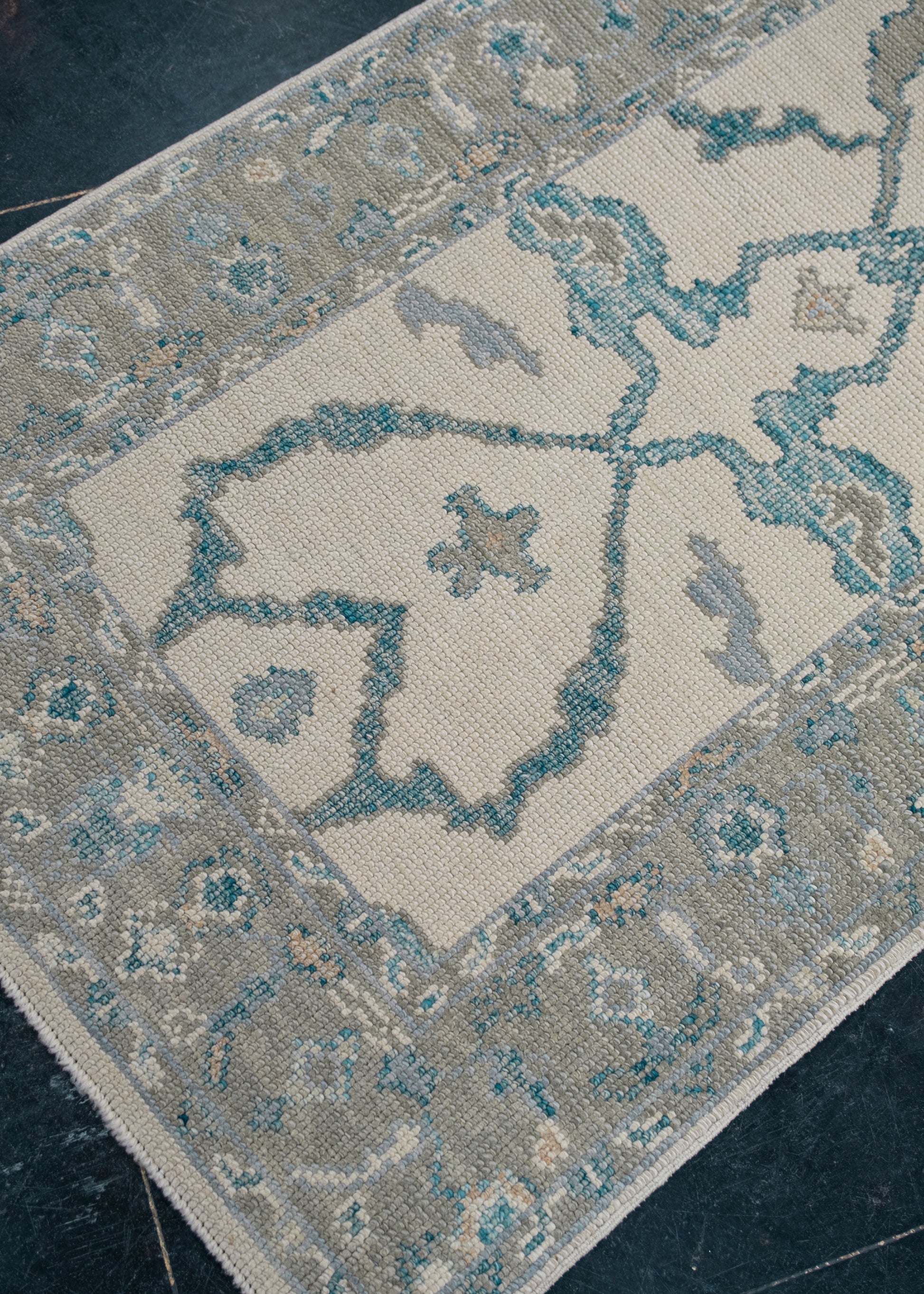 Turkish Oushak Rug Runner 2'9" x 27'1" #8037