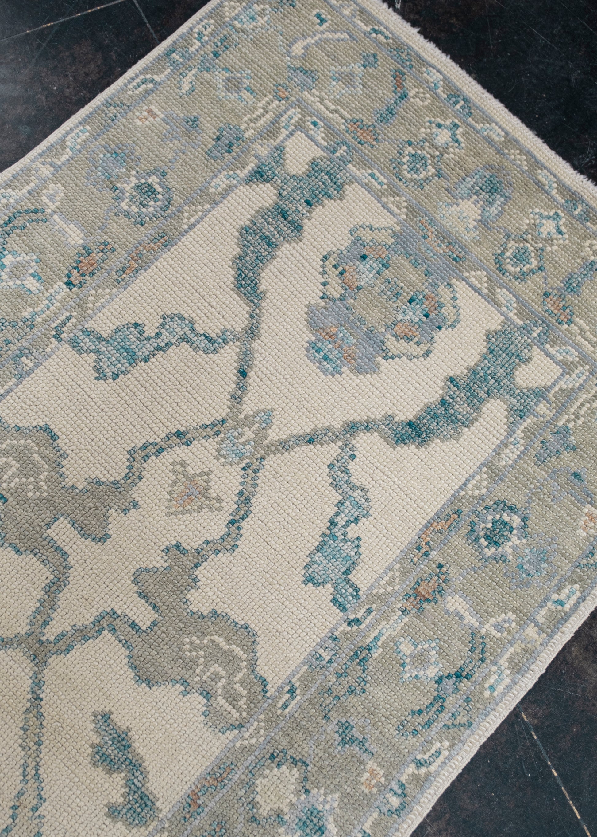 Turkish Oushak Rug Runner 2'9" x 27'1" #8037