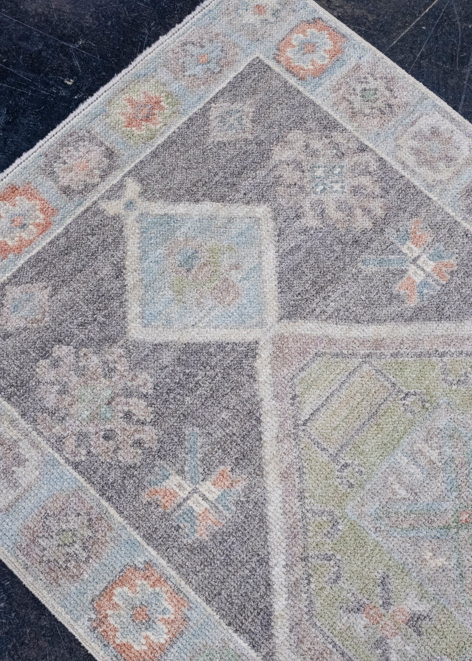 Turkish Oushak Runner Rug 2'8" x 8'3" #16000