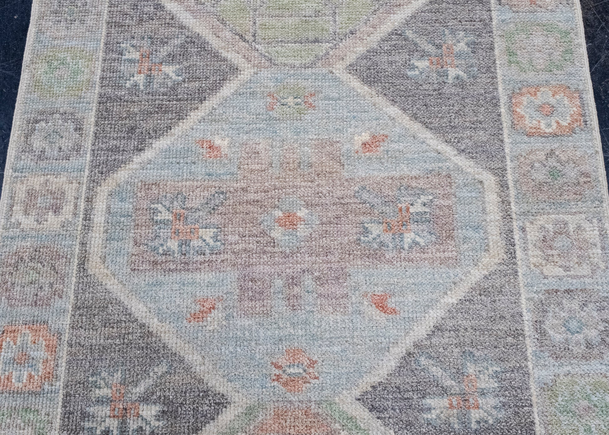 Turkish Oushak Runner Rug 2'8" x 8'3" #16000