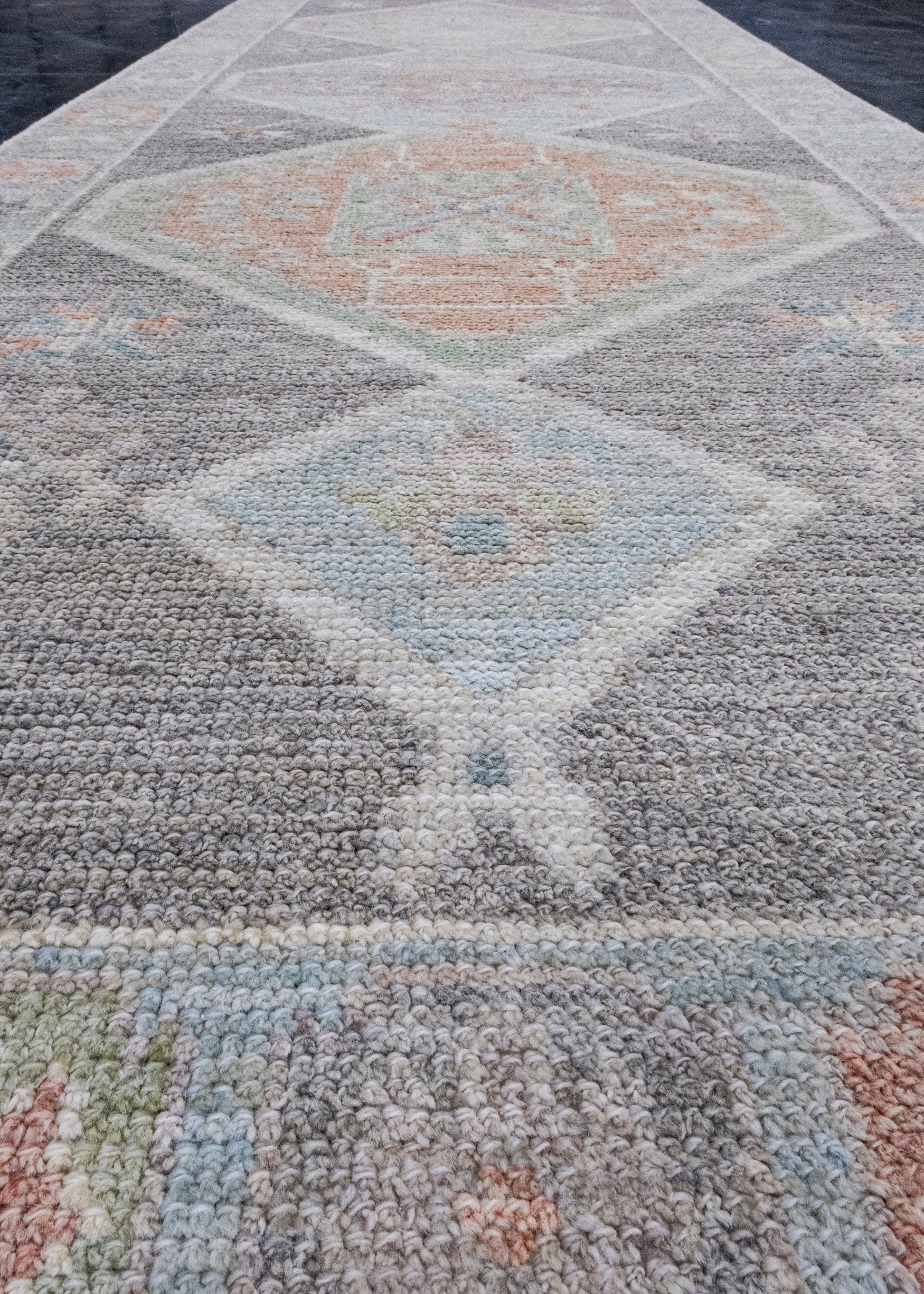 Turkish Oushak Runner Rug 2'8" x 8'3" #16000