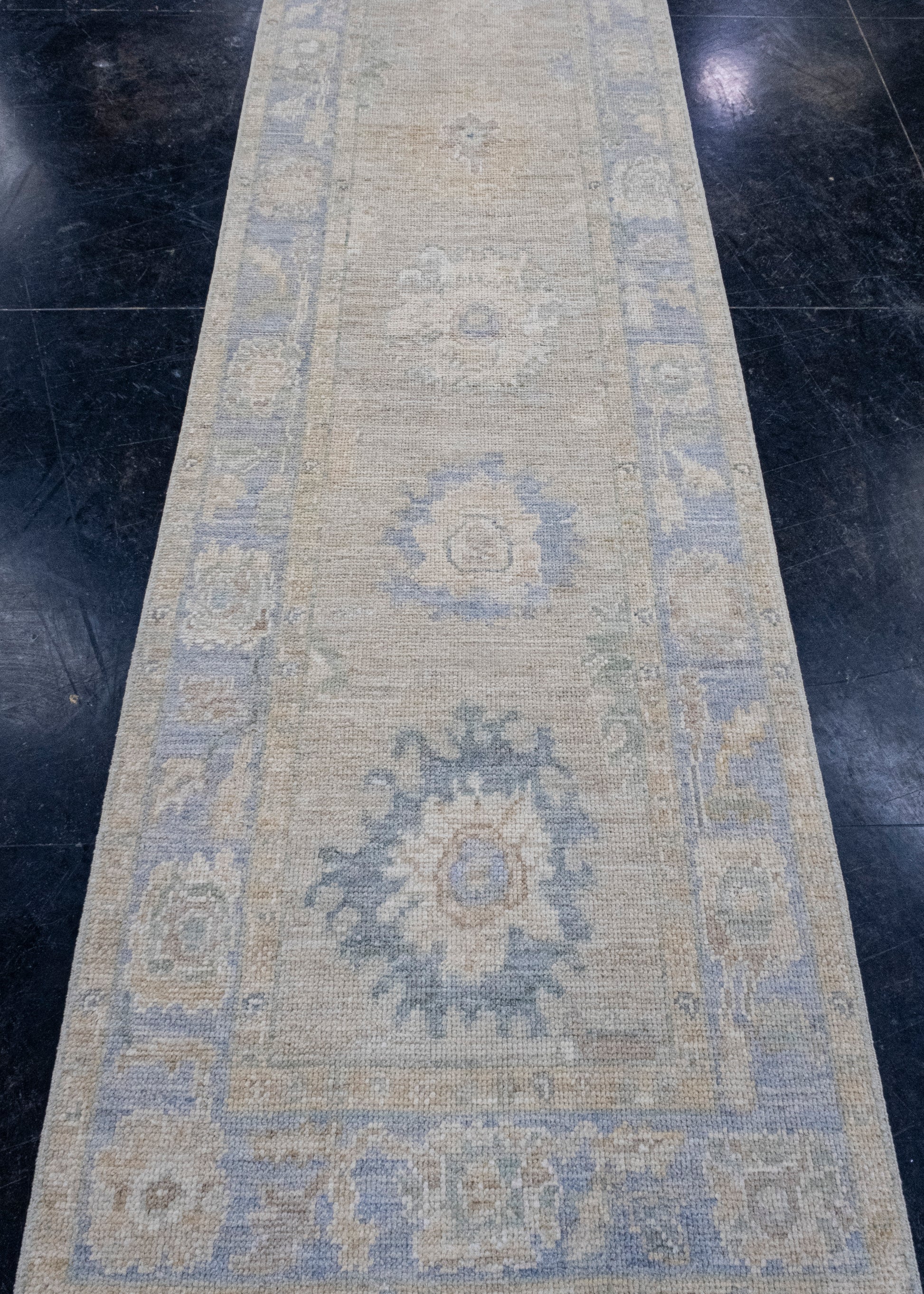 Turkish Oushak Runner Rug 2'10" x 8'9" #16600