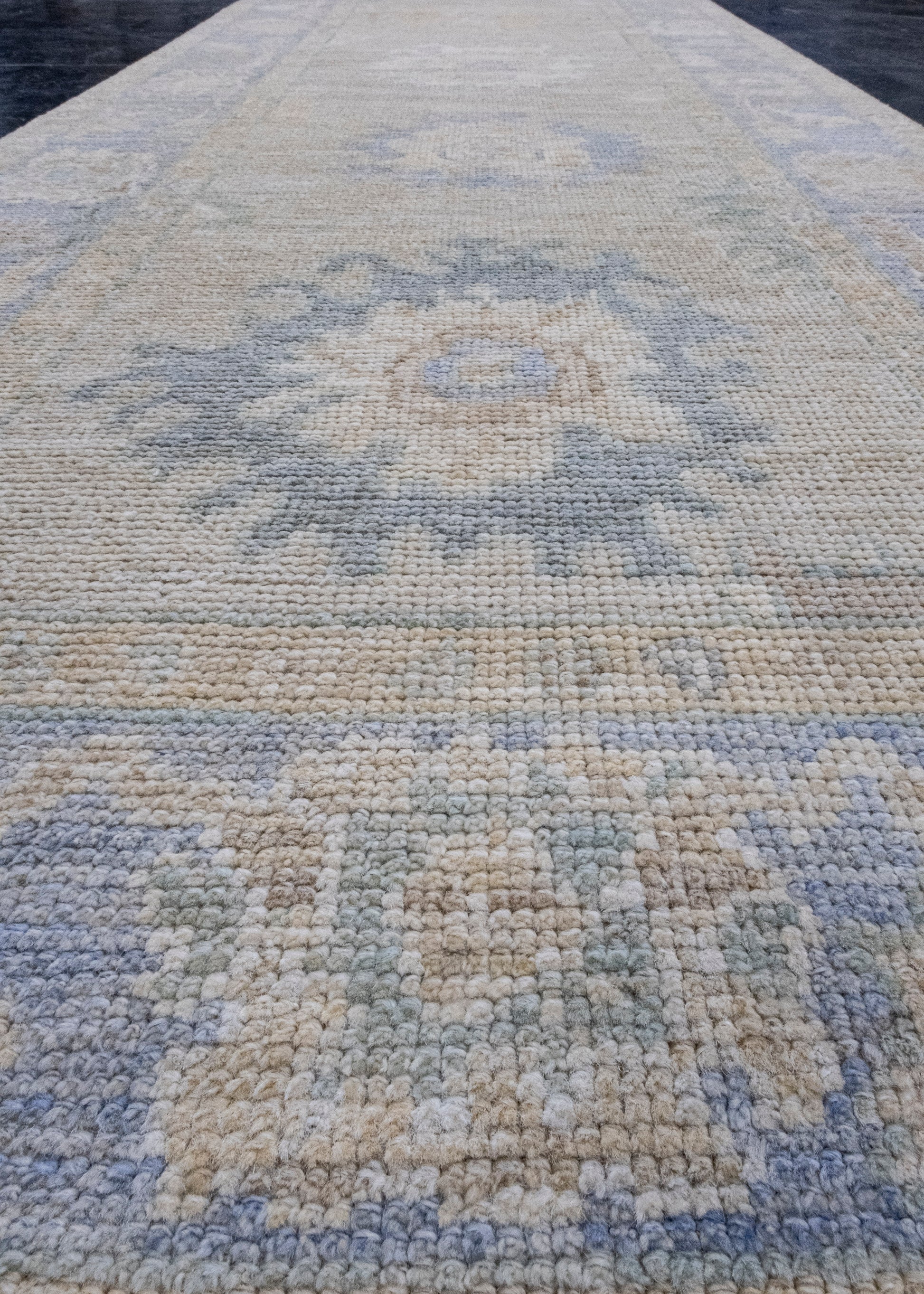 Turkish Oushak Runner Rug 2'10" x 8'9" #16600