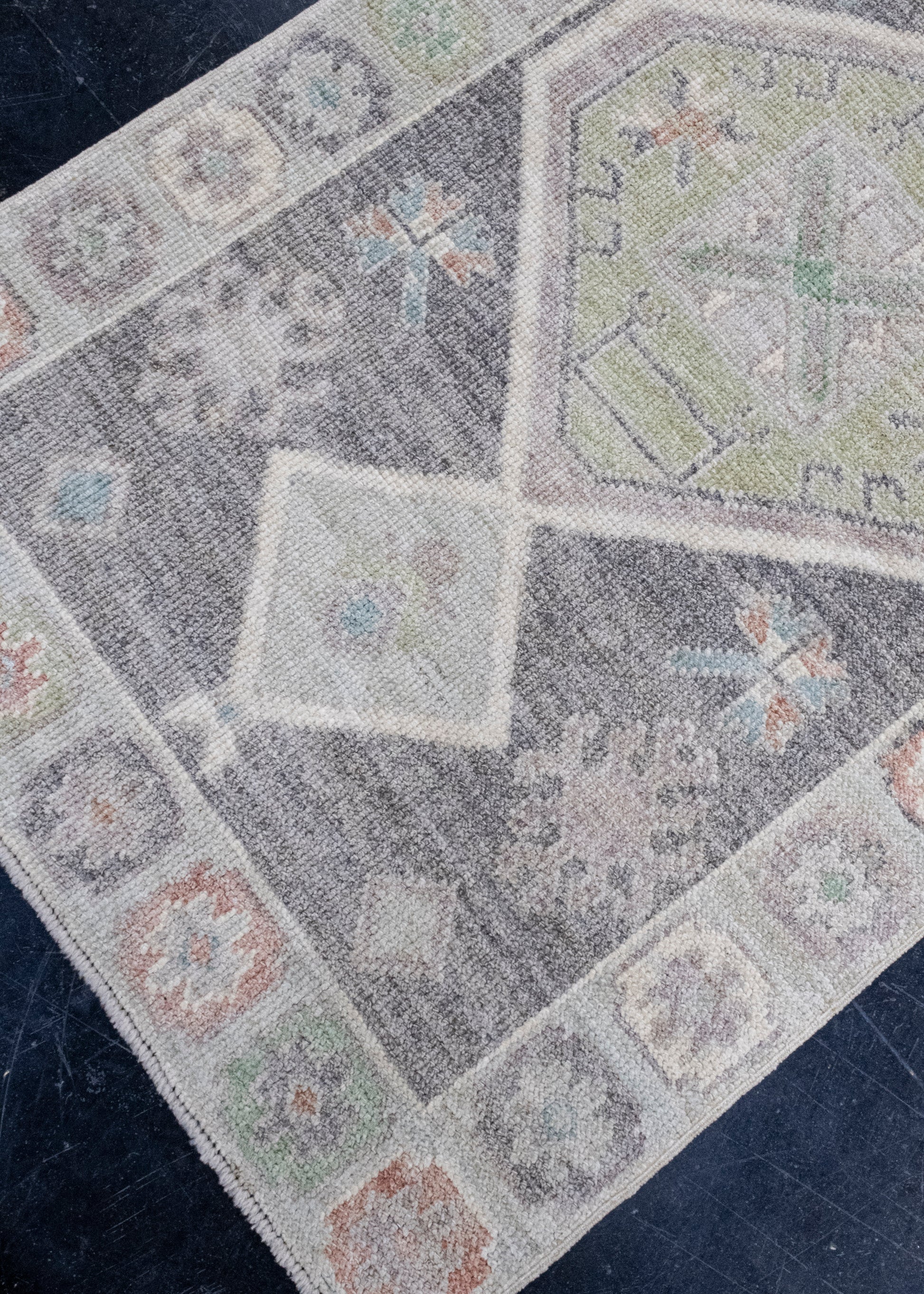 Turkish Oushak Runner Rug 2'11" x 8'4" #16362