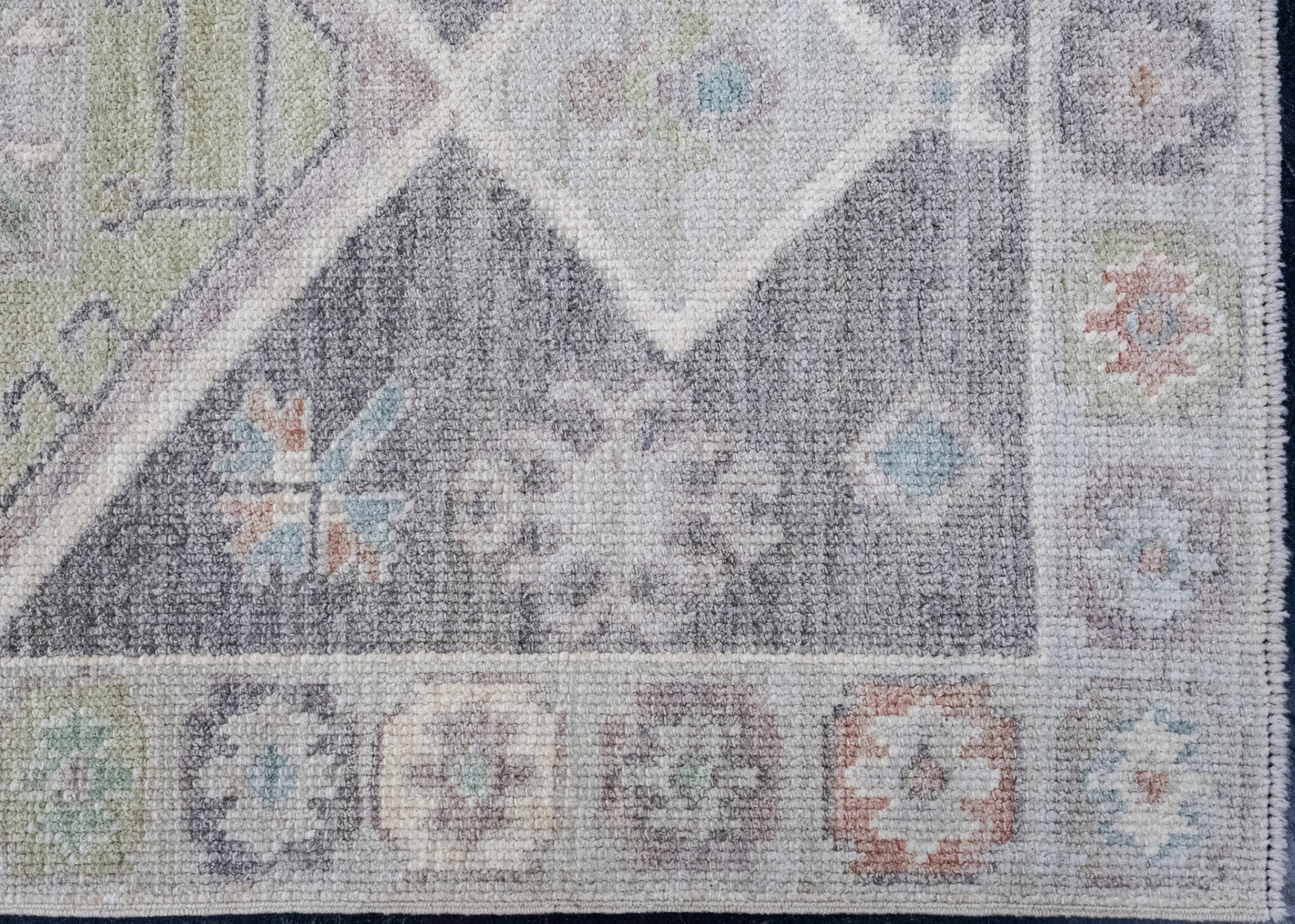 Turkish Oushak Runner Rug 2'11" x 8'4" #16362