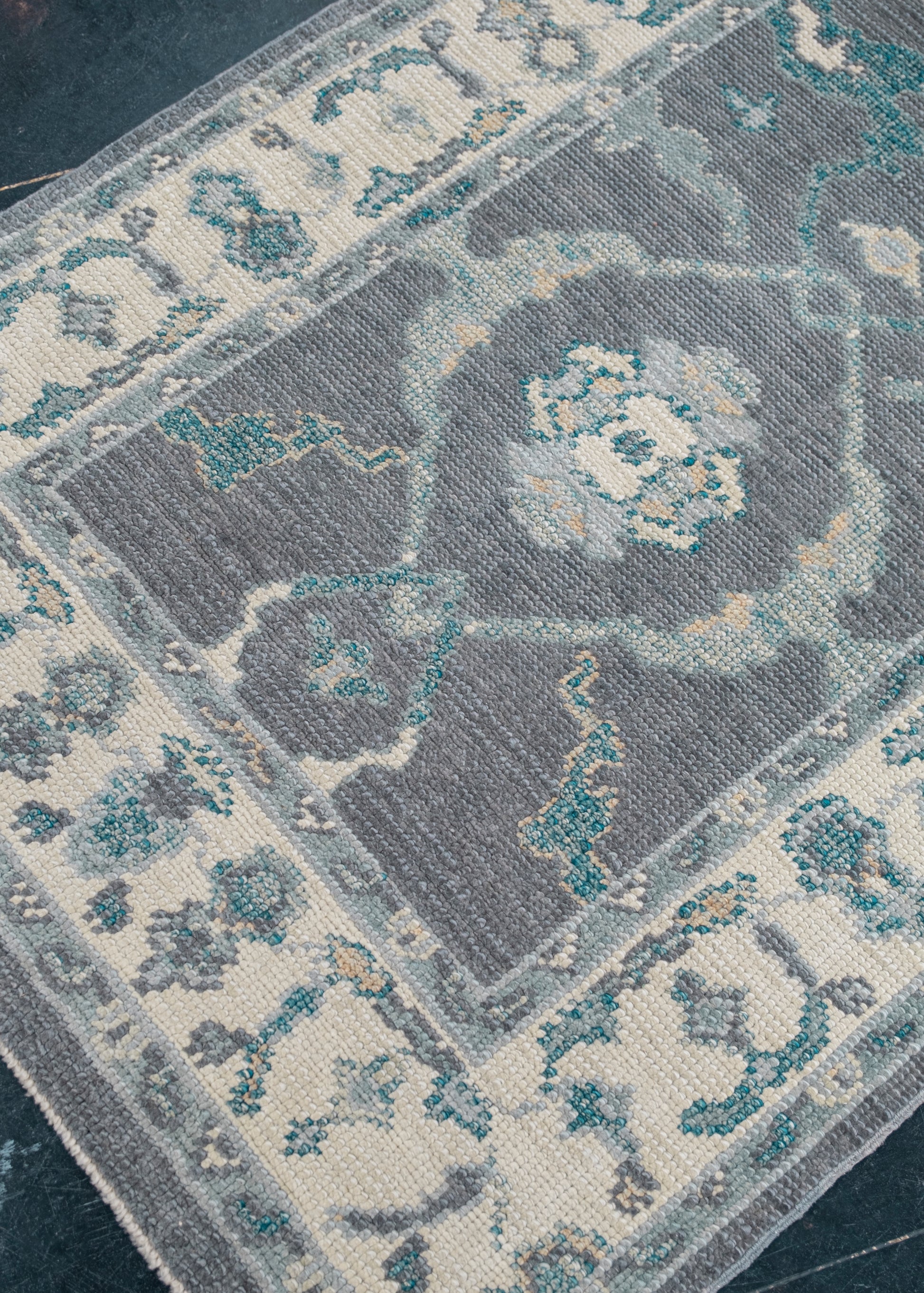 Turkish Oushak Rug Runner 2'11" x 26'10" #7731