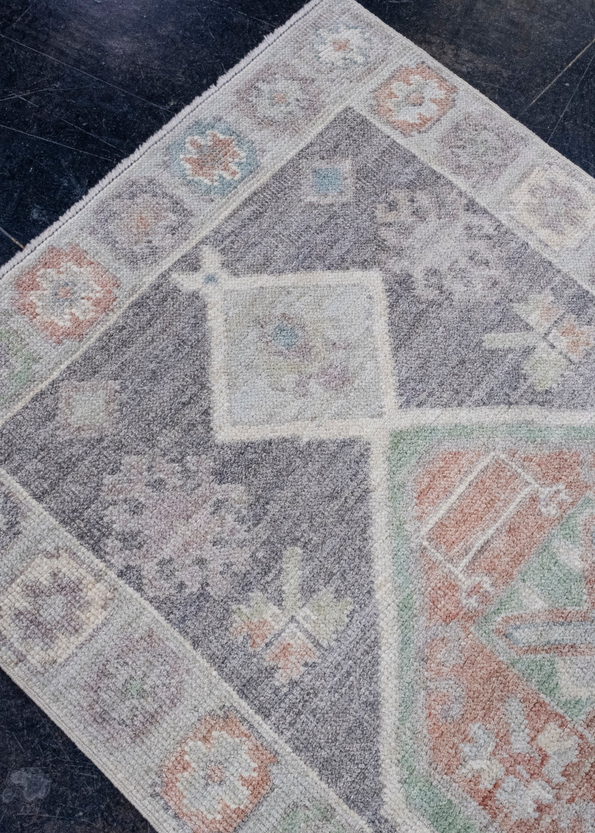 Turkish Oushak Runner Rug 2'11" x 8'4" #16362