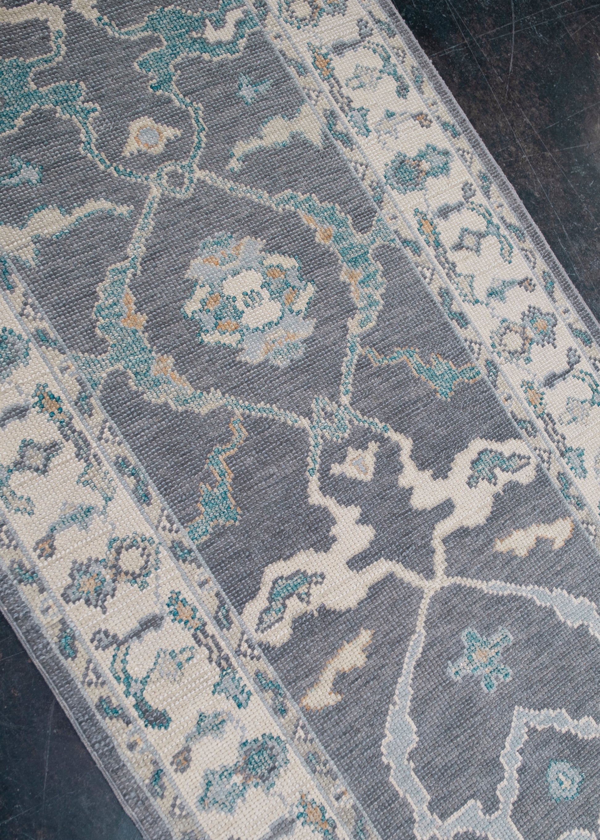 Turkish Oushak Rug Runner 2'11" x 26'10" #7731