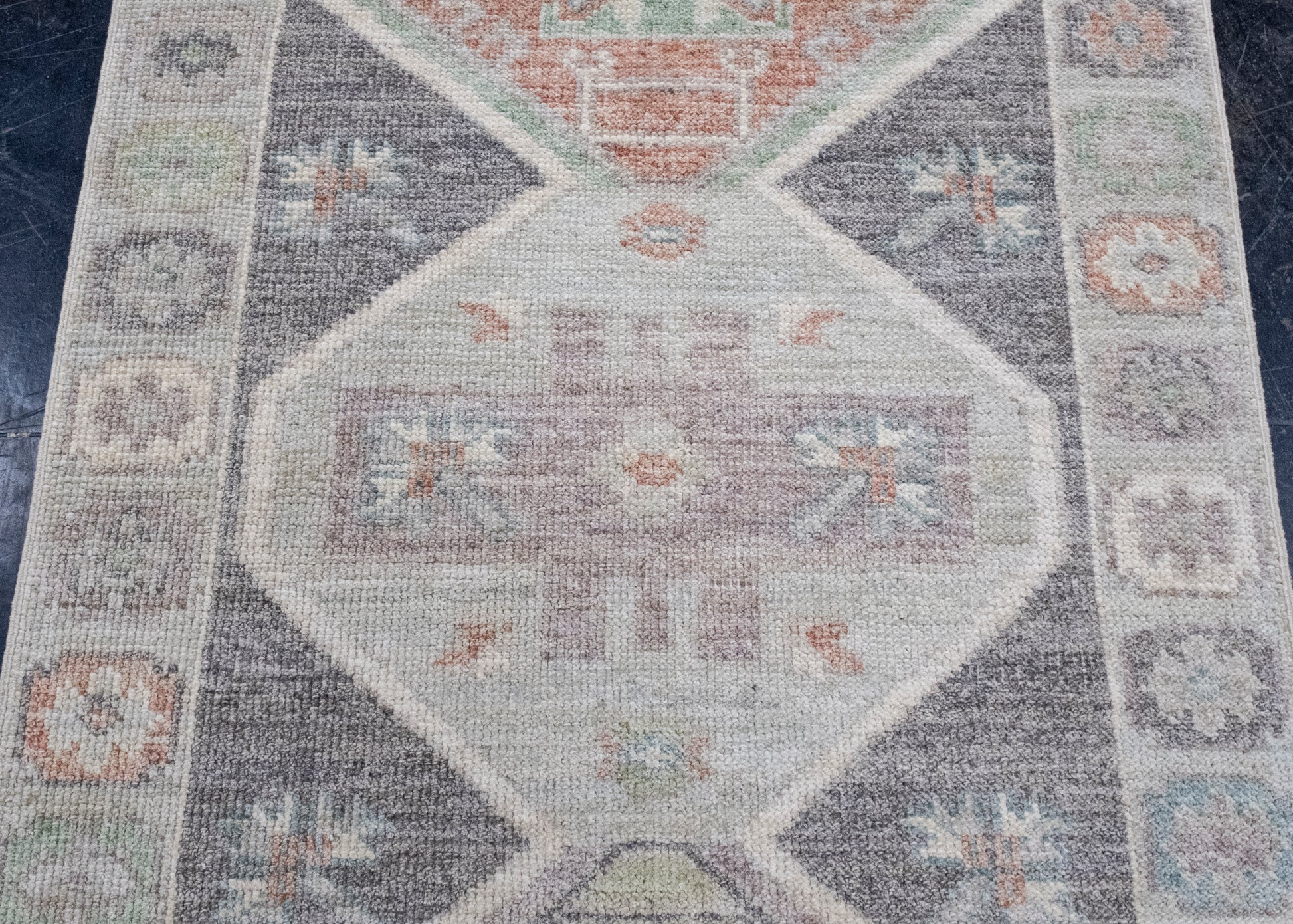 Turkish Oushak Runner Rug 2'11" x 8'4" #16362