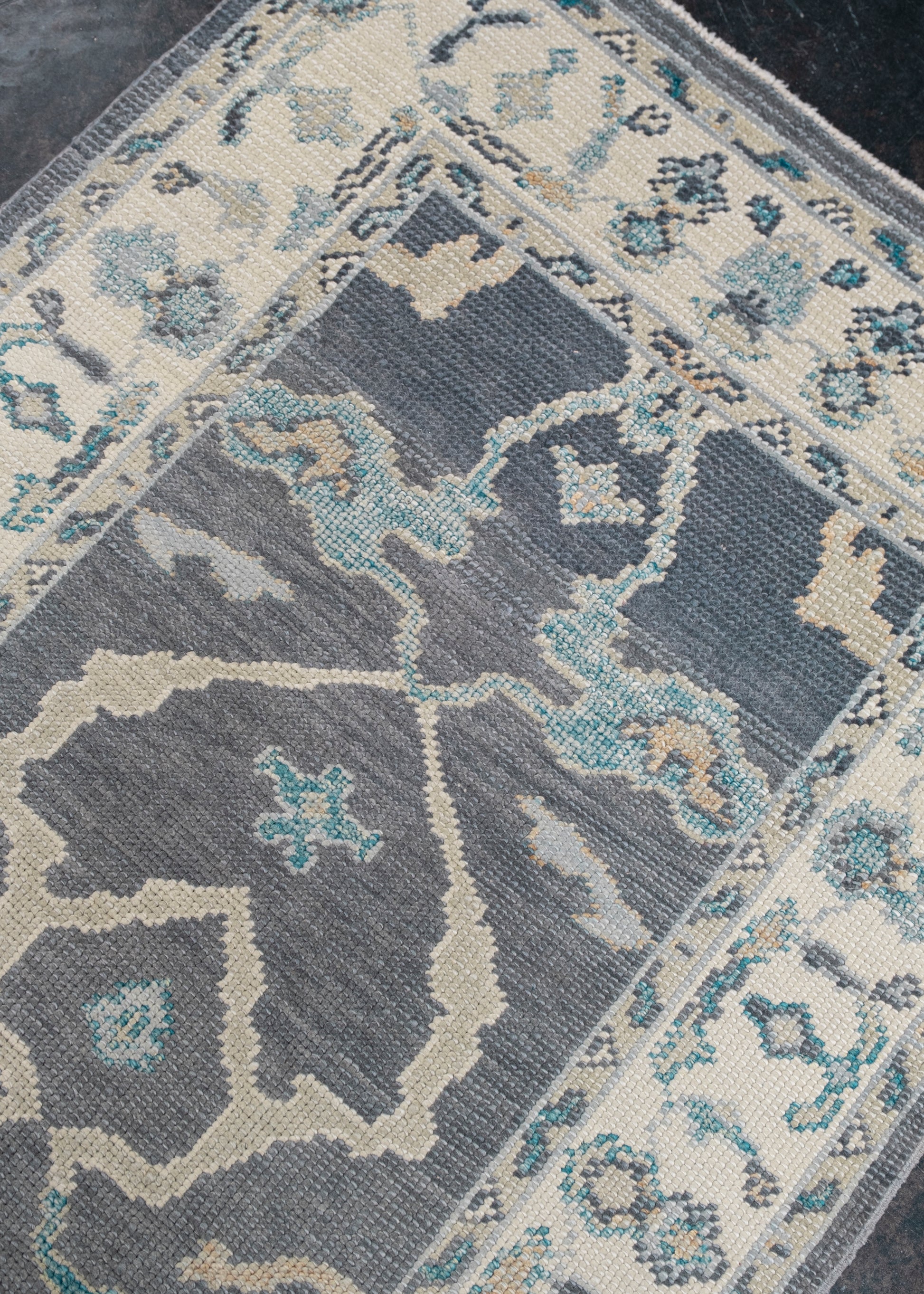 Turkish Oushak Rug Runner 2'11" x 26'10" #7731