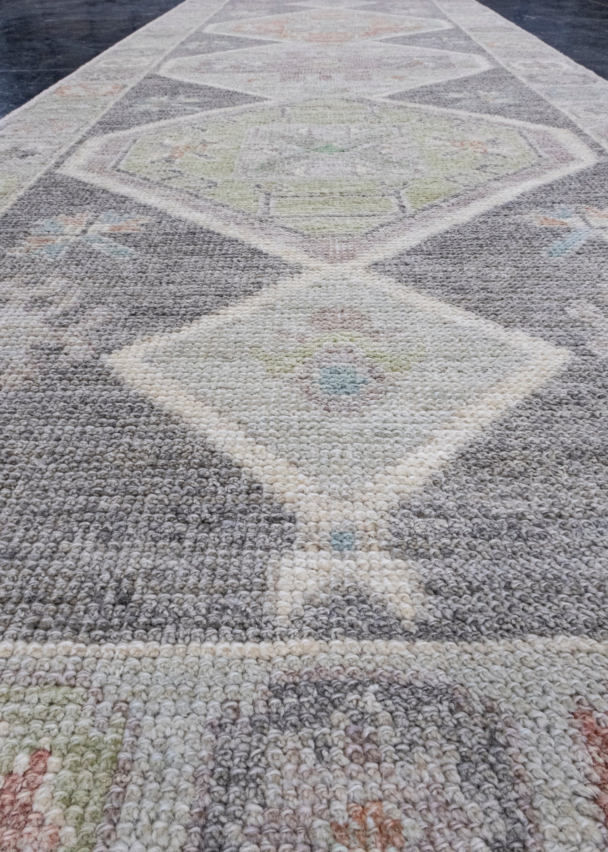 Turkish Oushak Runner Rug 2'11" x 8'4" #16362
