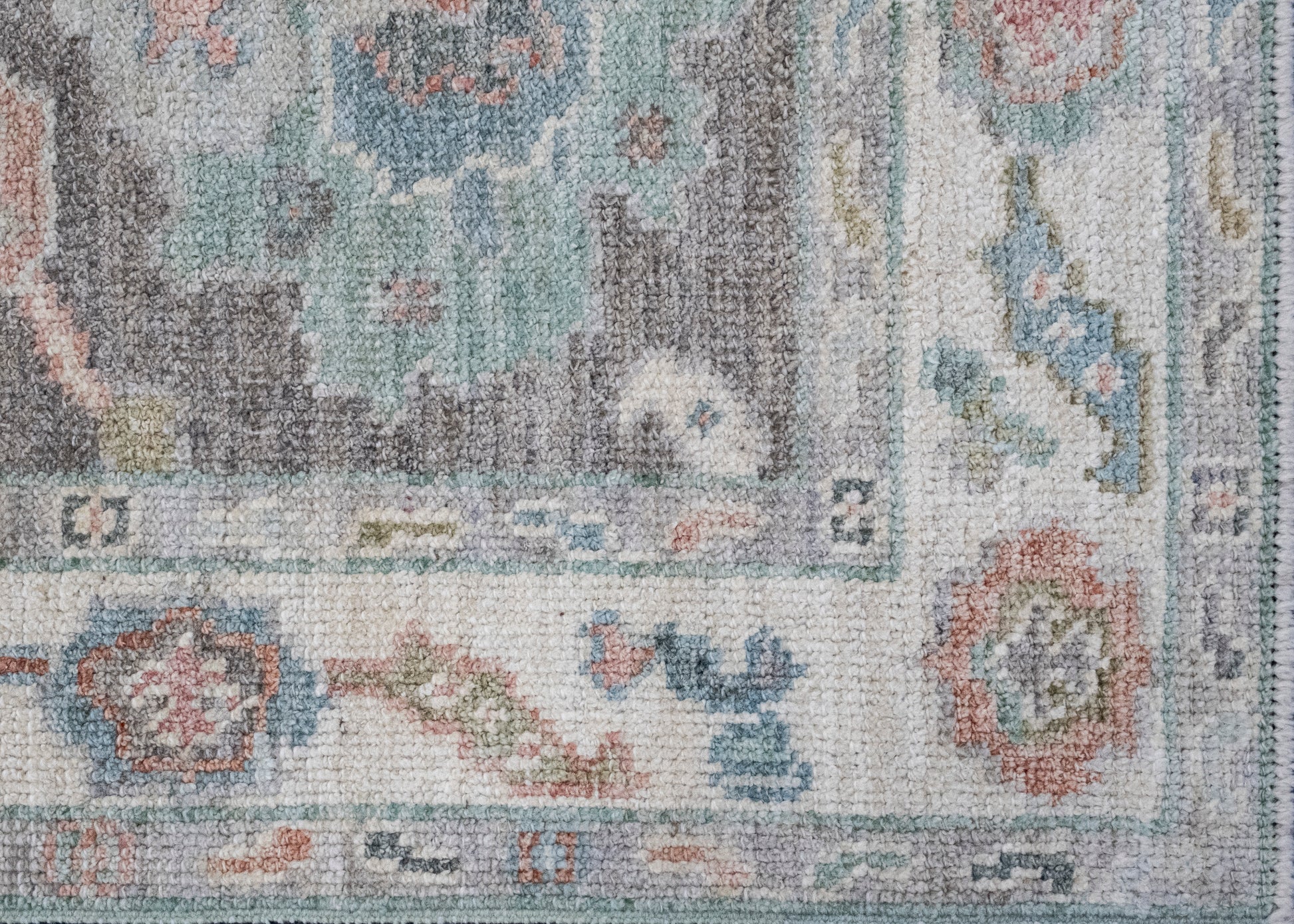 Turkish Oushak Runner Rug 2'7" x 10' #16245