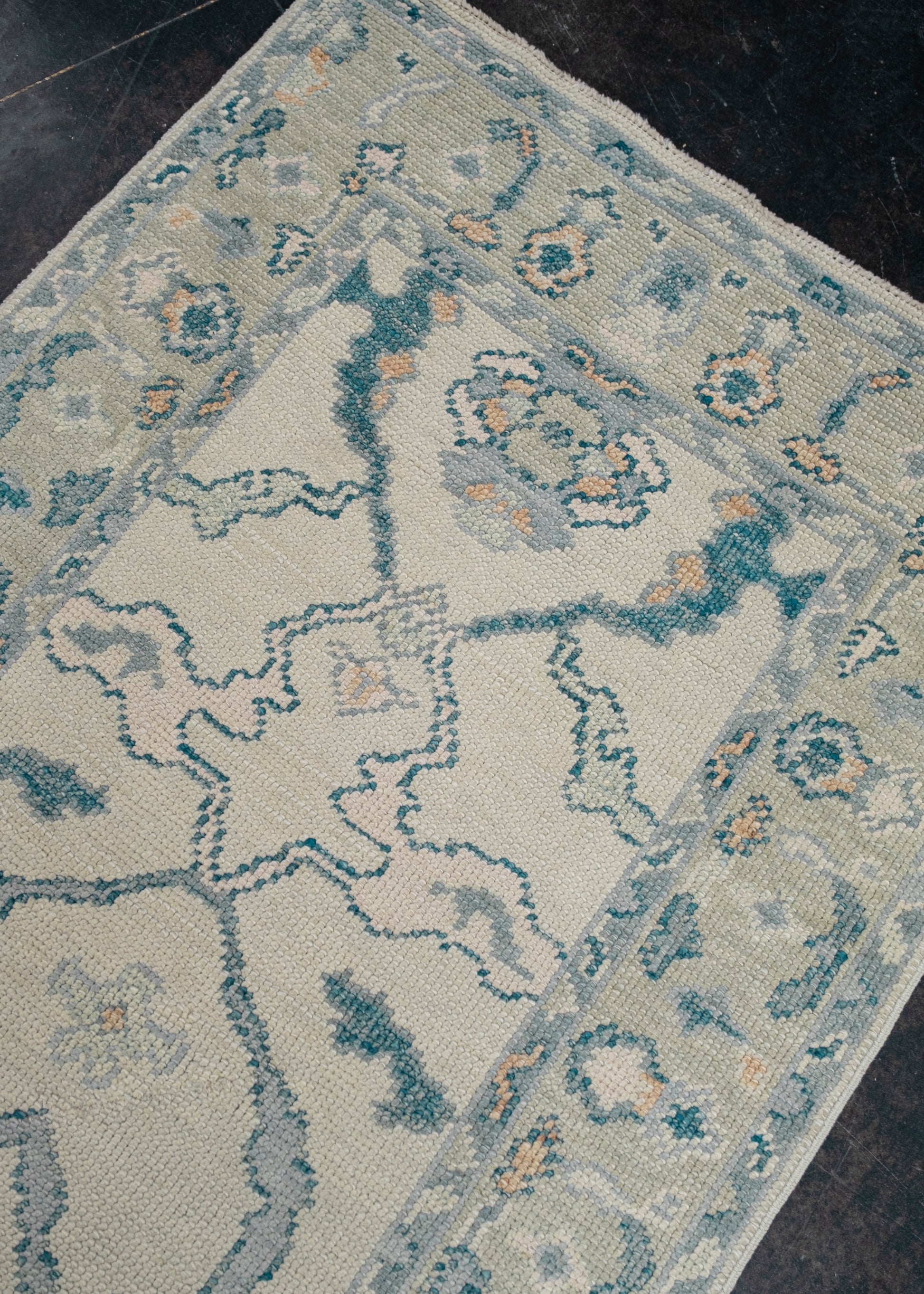 Turkish Oushak Rug Runner 2'11" x 26'9" #7068