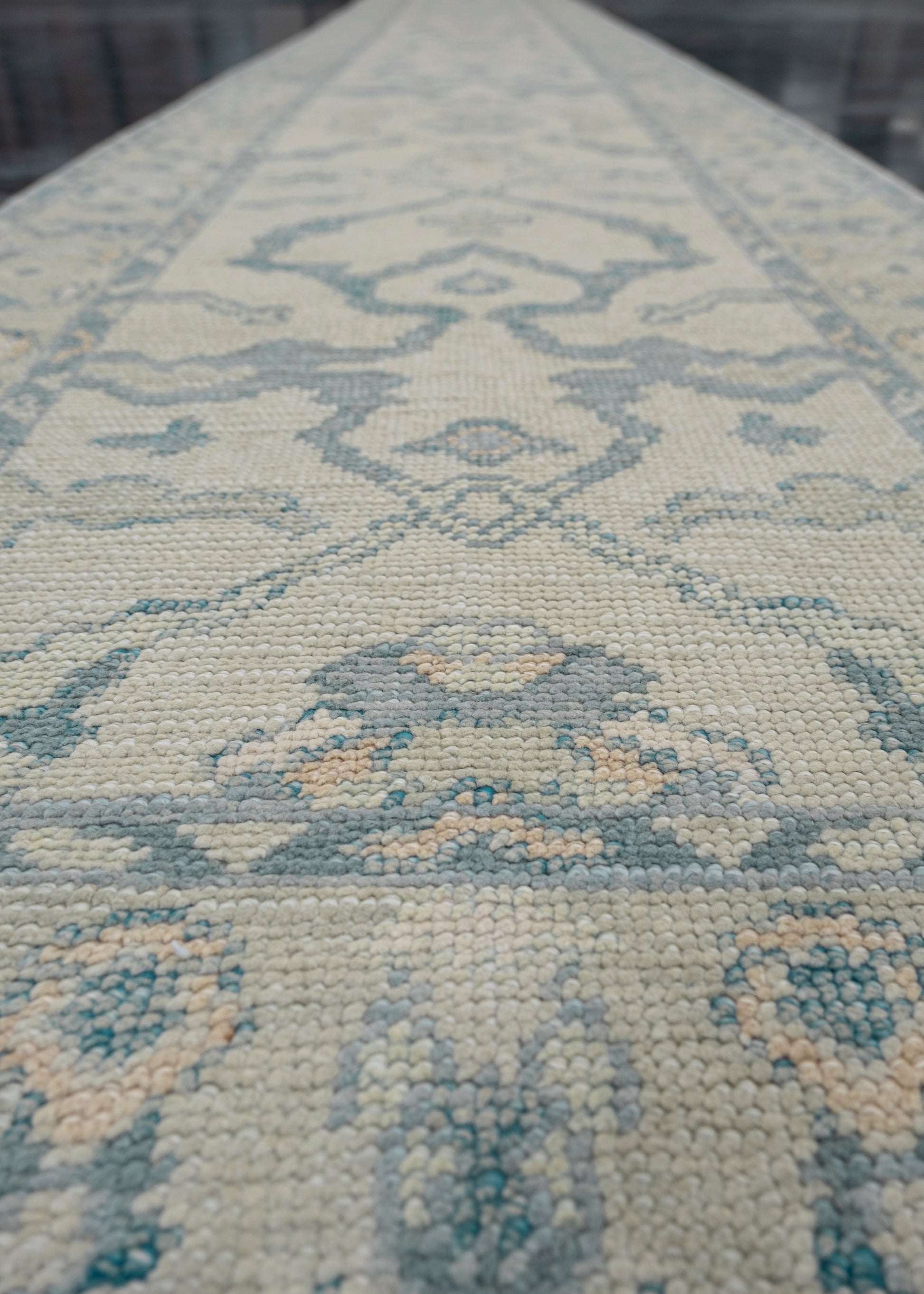 Turkish Oushak Rug Runner 2'11" x 26'9" #7068