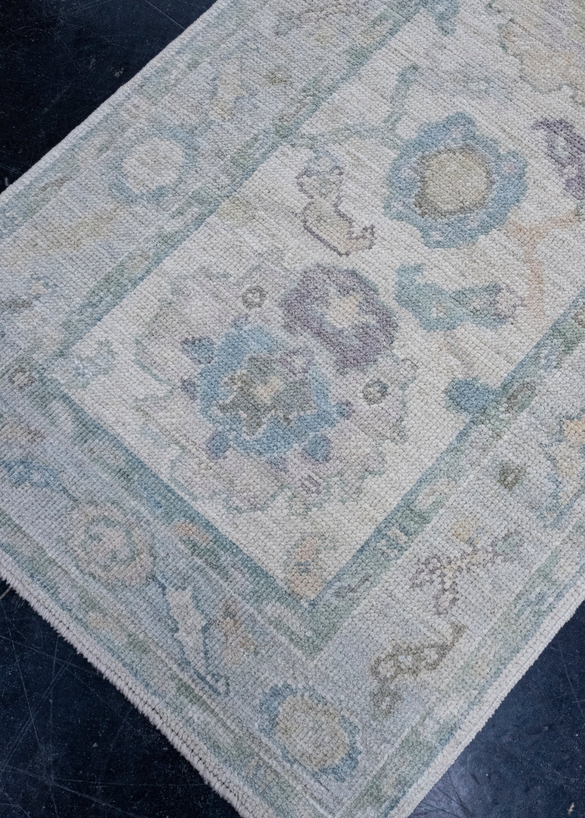 Turkish Oushak Runner Rug 2'8" x 10' #16196