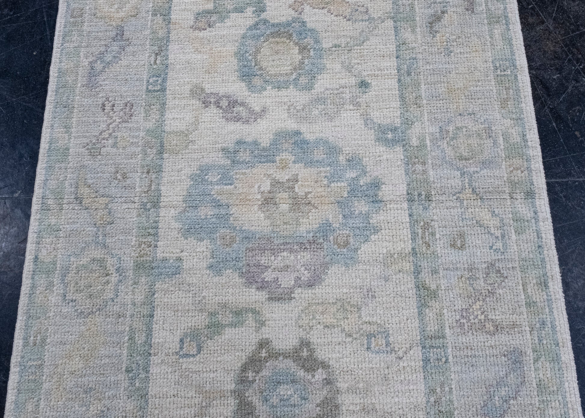 Turkish Oushak Runner Rug 2'8" x 10' #16196