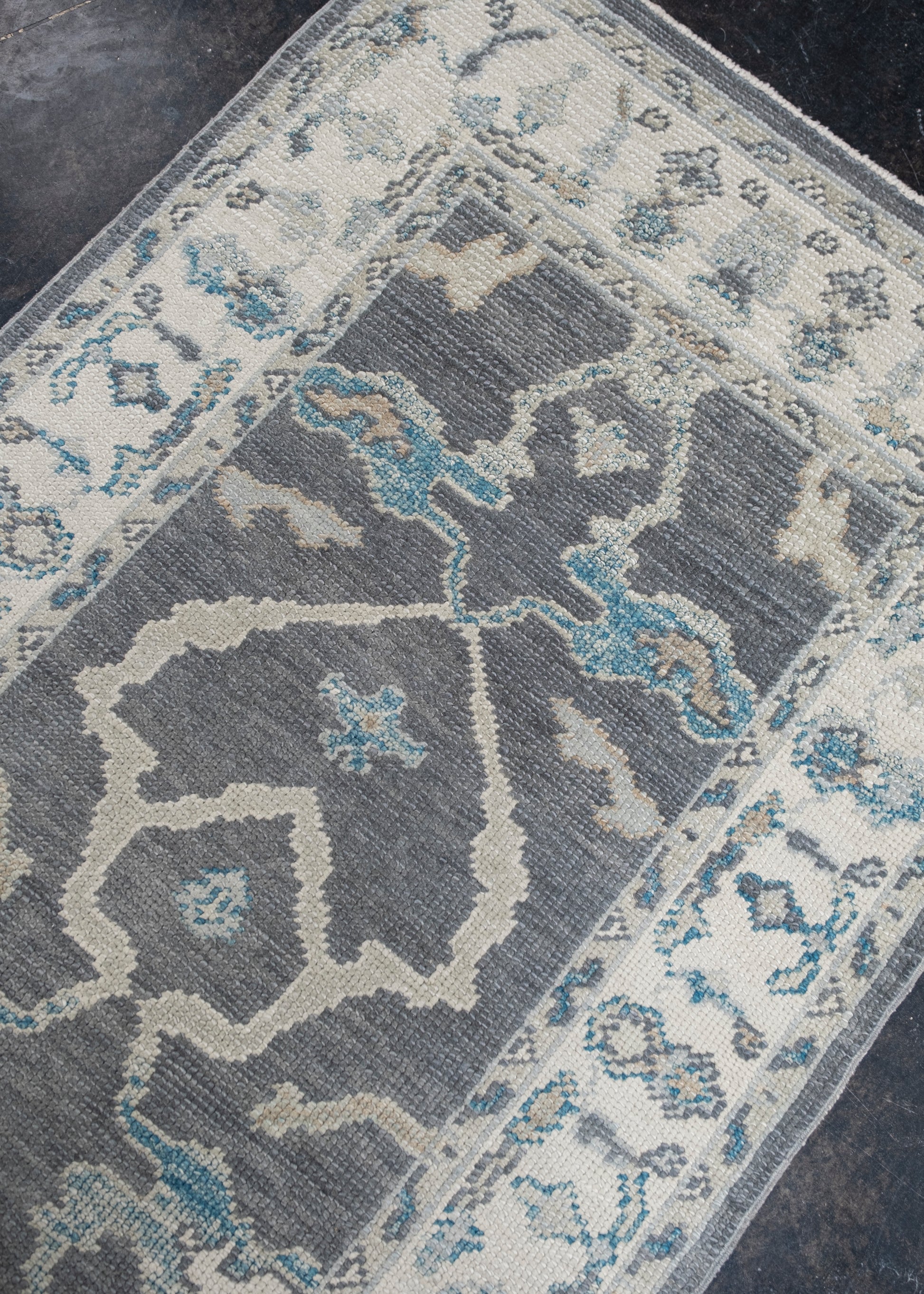 Turkish Oushak Rug Runner 2'10" x 27' #10729