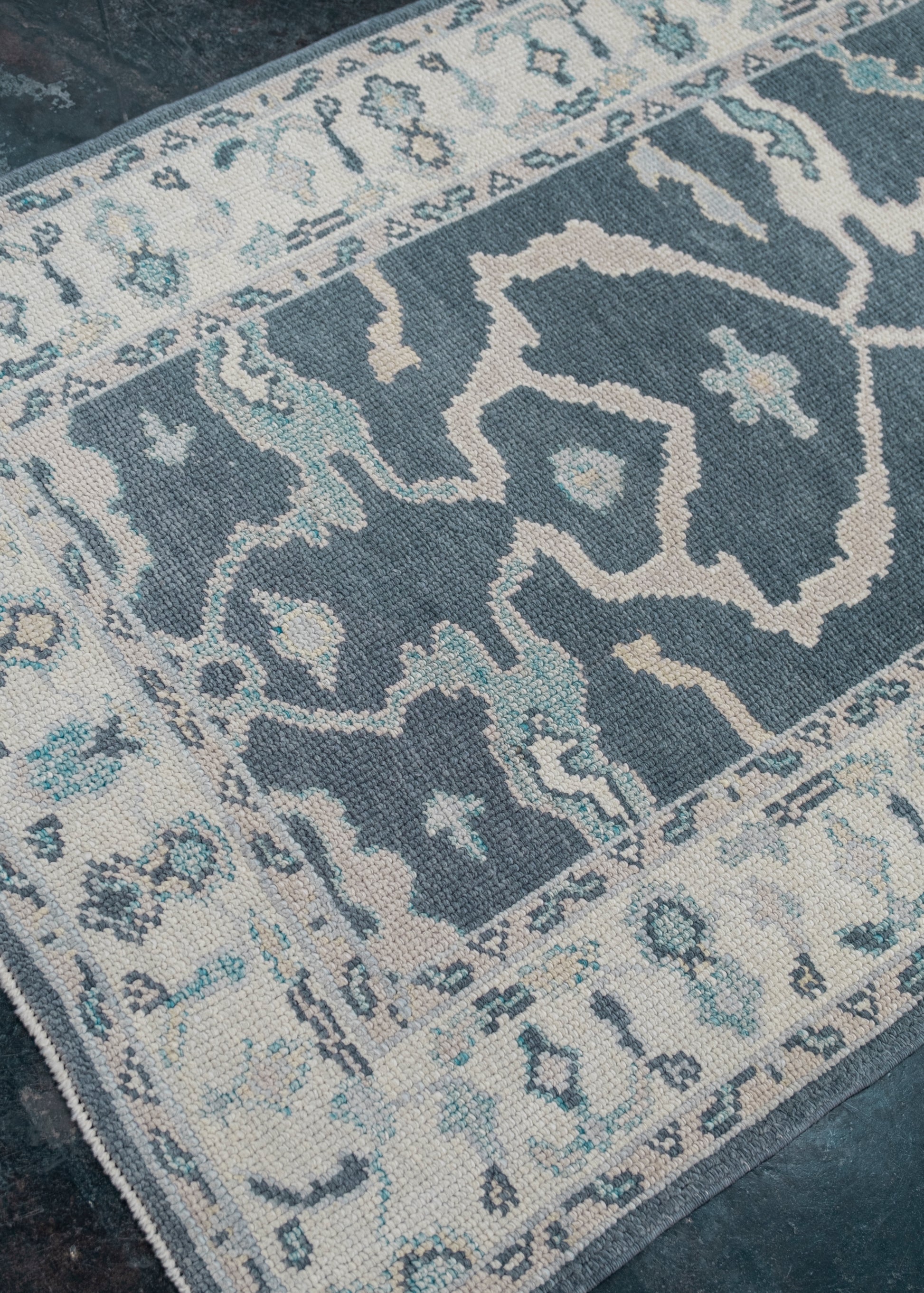 Turkish Oushak Rug Runner 3'1" x 21'2" #4765
