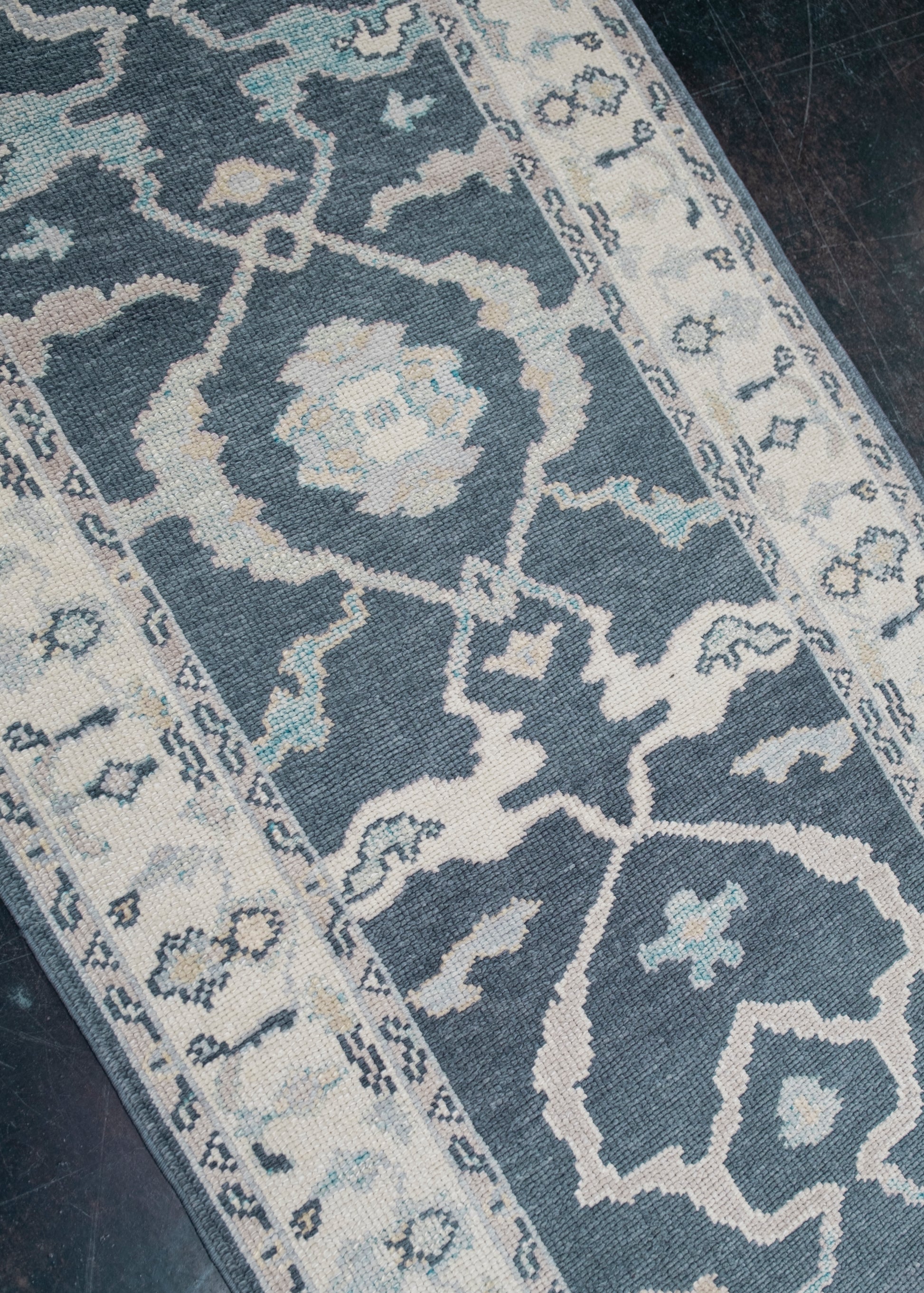 Turkish Oushak Rug Runner 3'1" x 21'2" #4765