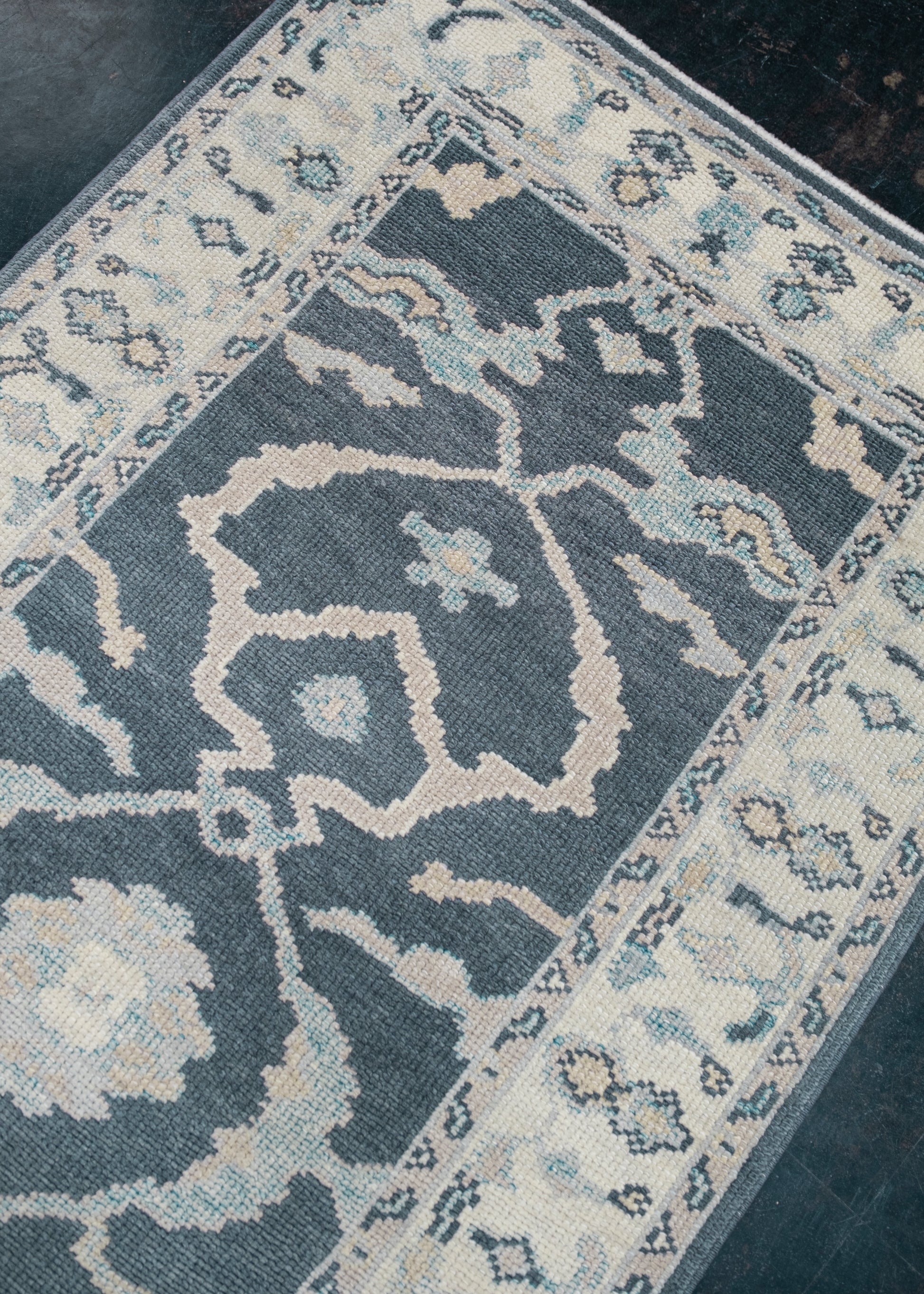 Turkish Oushak Rug Runner 3'1" x 21'2" #4765