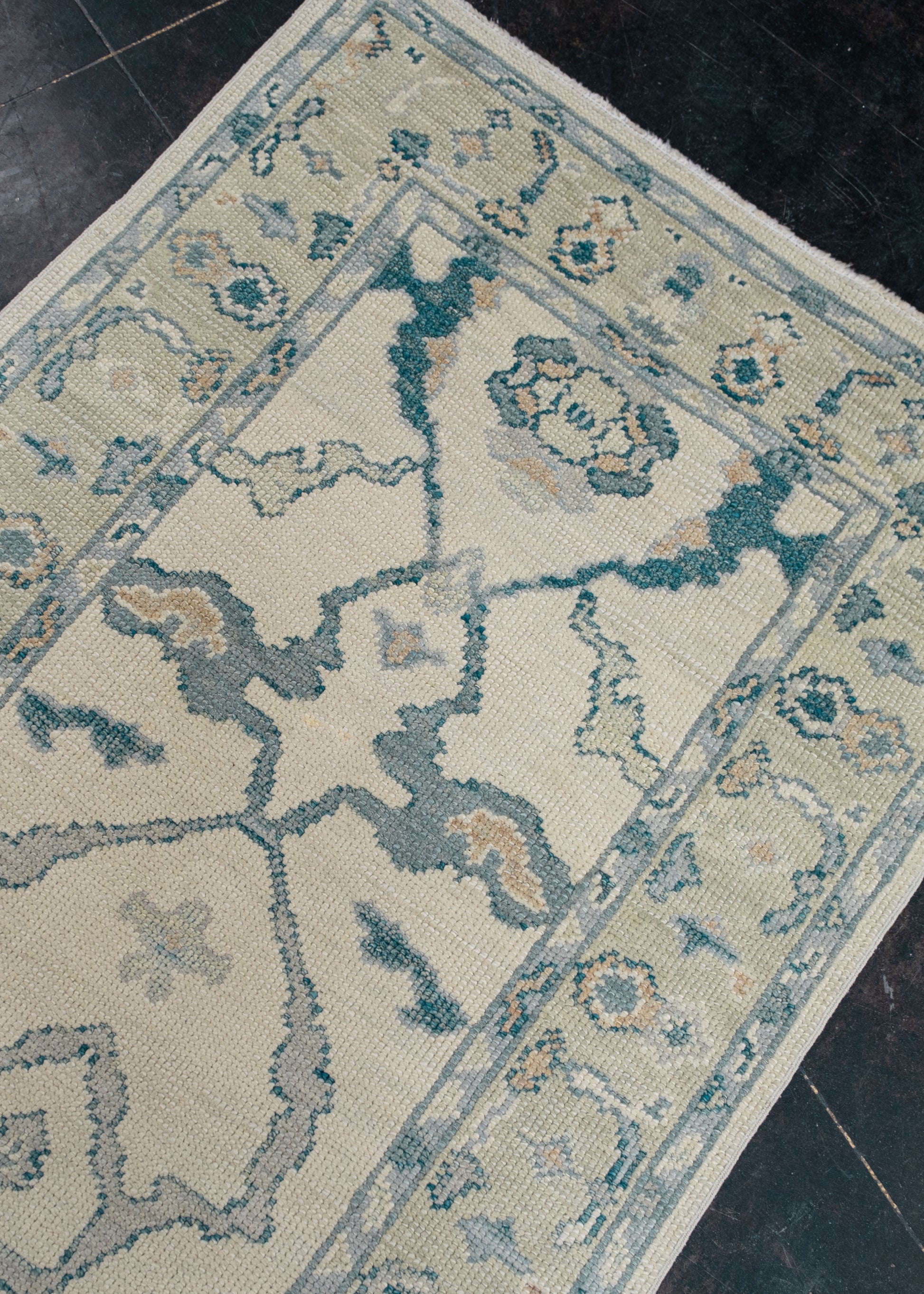 Turkish Oushak Rug Runner 2'11" x 27'4" #7134