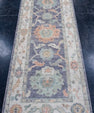 Turkish Oushak Runner Rug 2'8" x 8'2" #16422