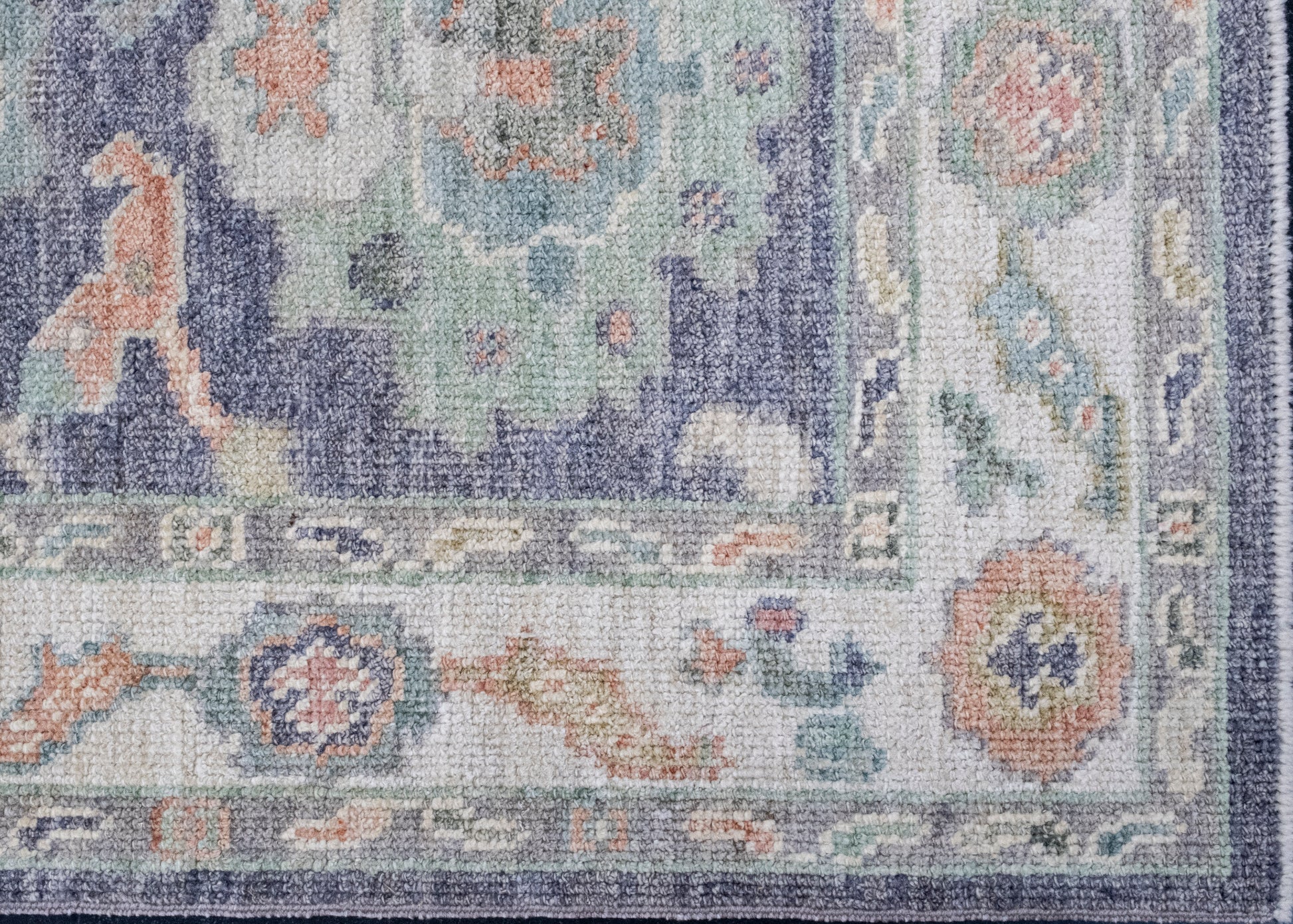 Turkish Oushak Runner Rug 2'8" x 8'2" #16422